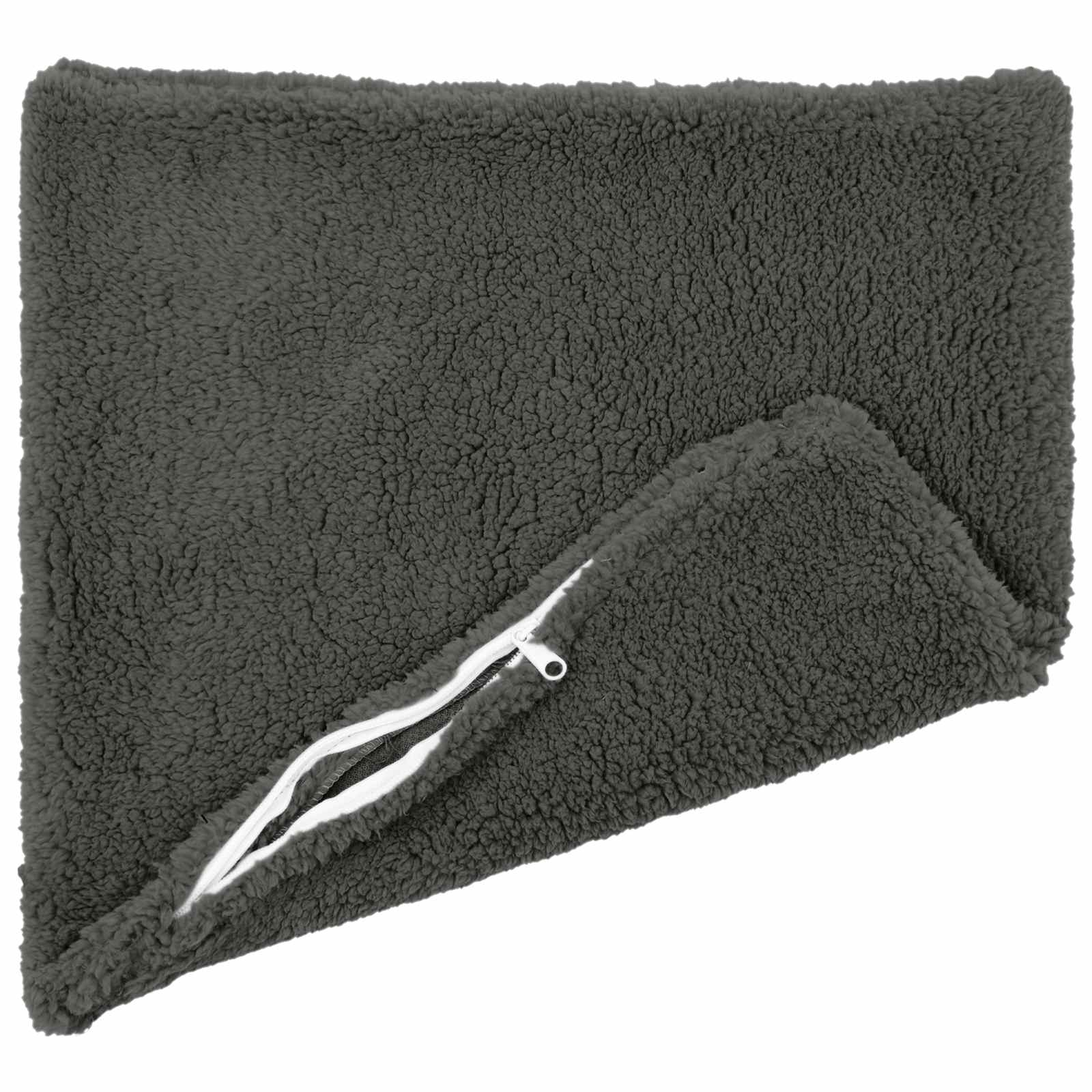 Párna huzat 2 pcs heerlen sötétszürke 30 x 30 cm bouclé