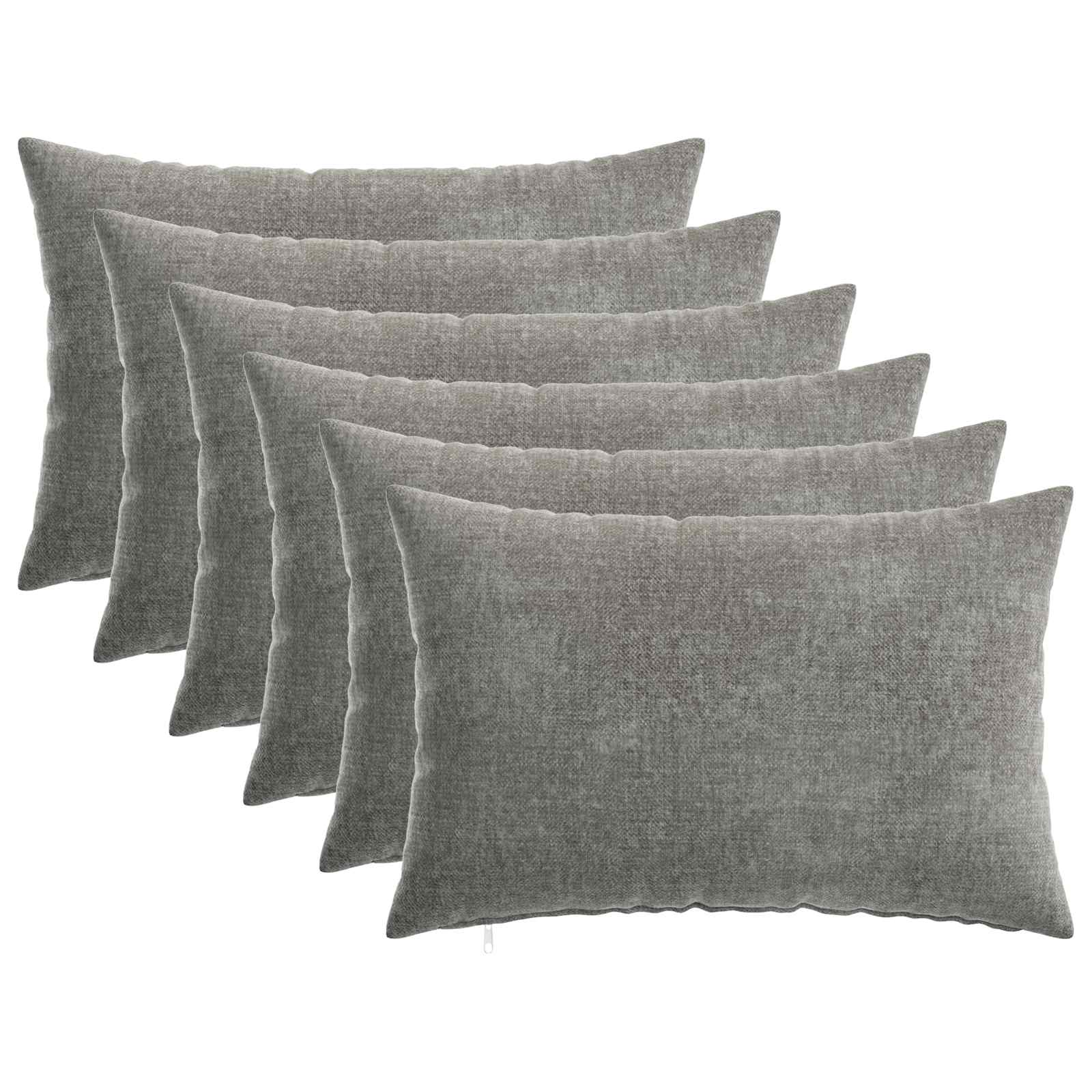Párna huzat 6 pcs heerlen sötétszürke 30 x 50 cm
