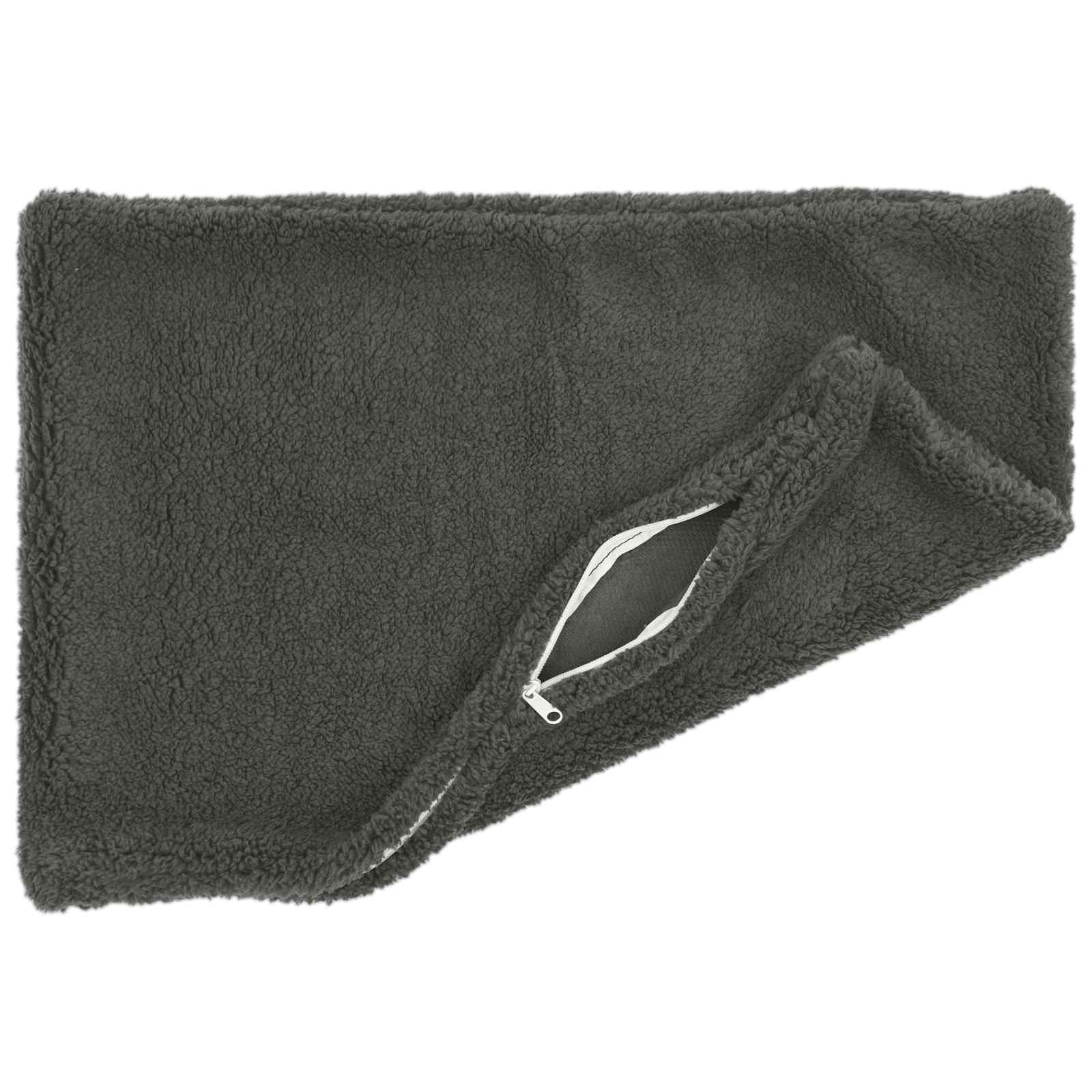 Párna huzat 6 pcs heerlen sötétszürke 30 x 50 cm bouclé