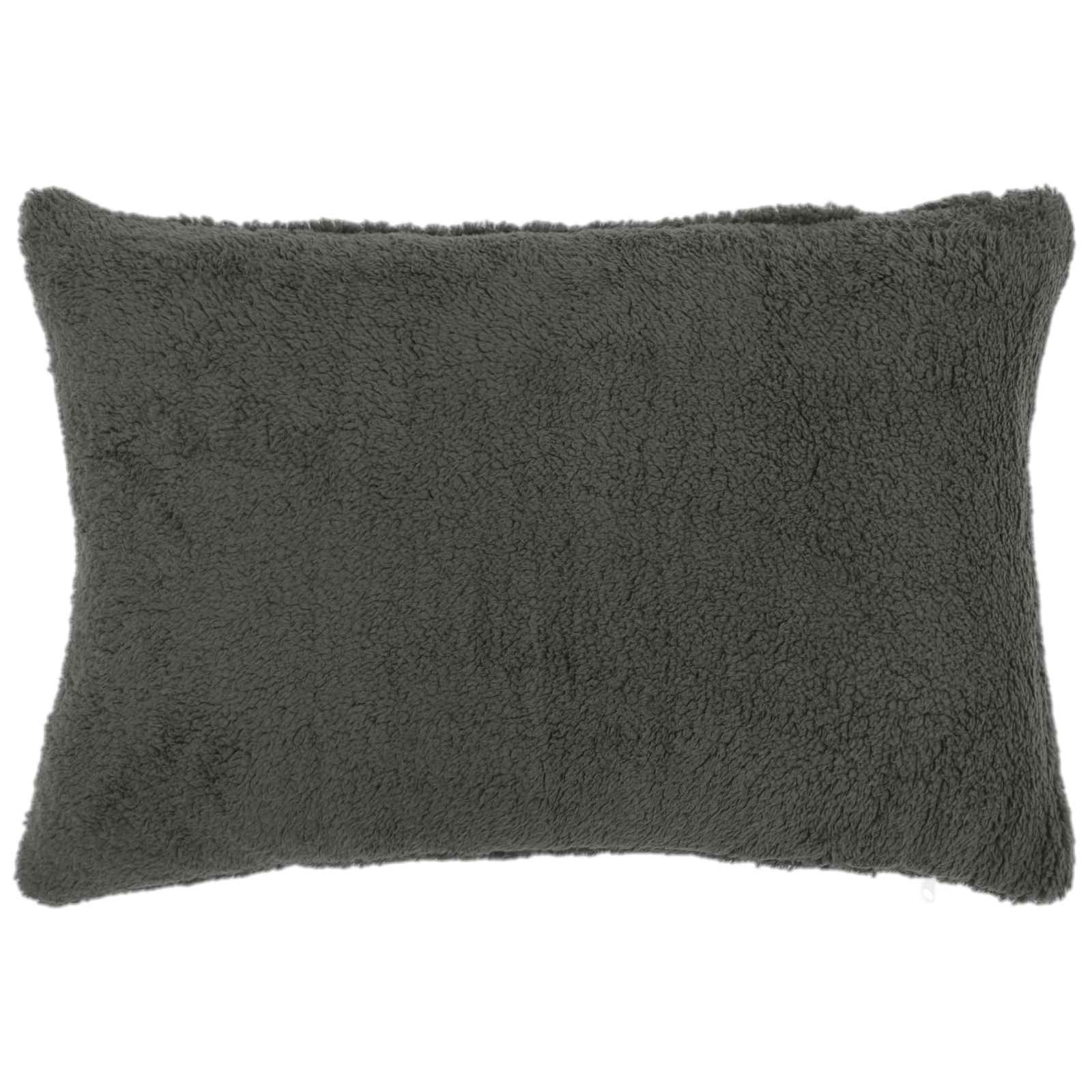 Párna huzat 6 pcs heerlen sötétszürke 30 x 50 cm bouclé