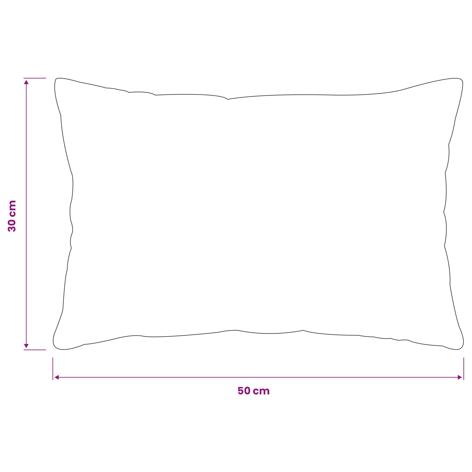 Párna huzat 2 pcs heerlen fekete 30 x 50 cm flanell