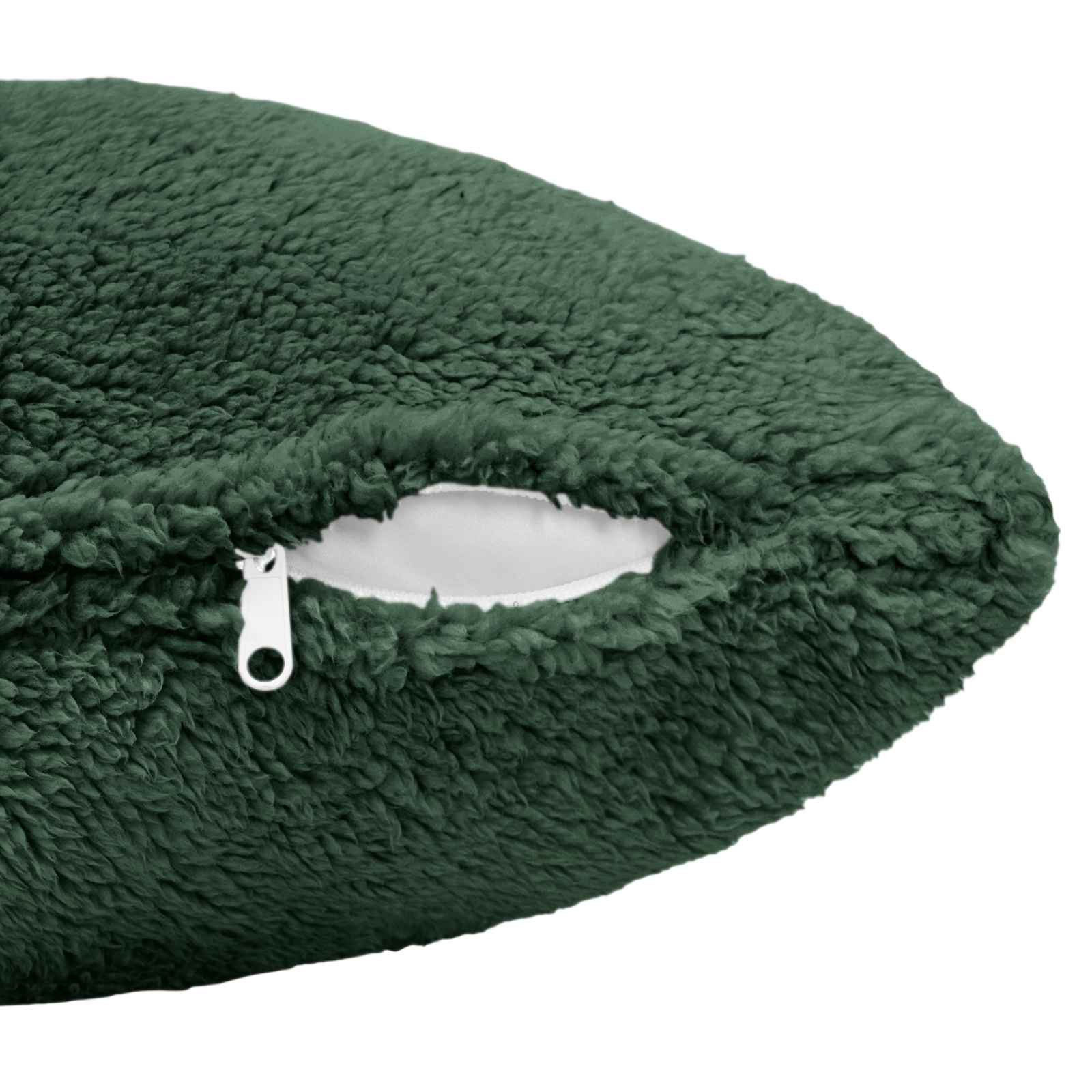 Párna huzat 2 pcs heerlen sötétzöld 35 x 35 cm bouclé