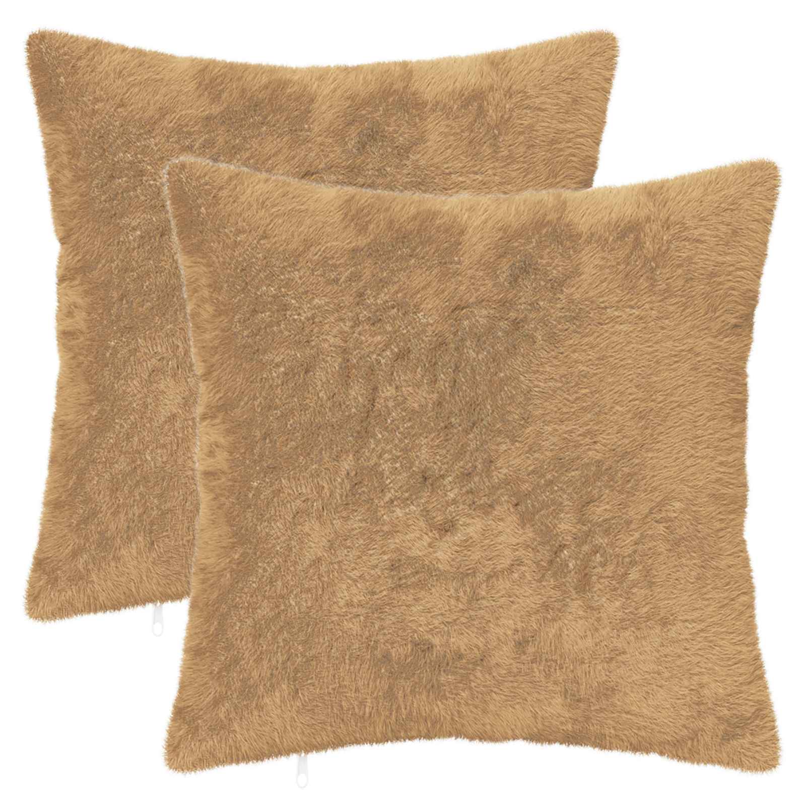 Párna huzat 2 db heerlen tópszínű 35 x 35 cm műnyúl szőr