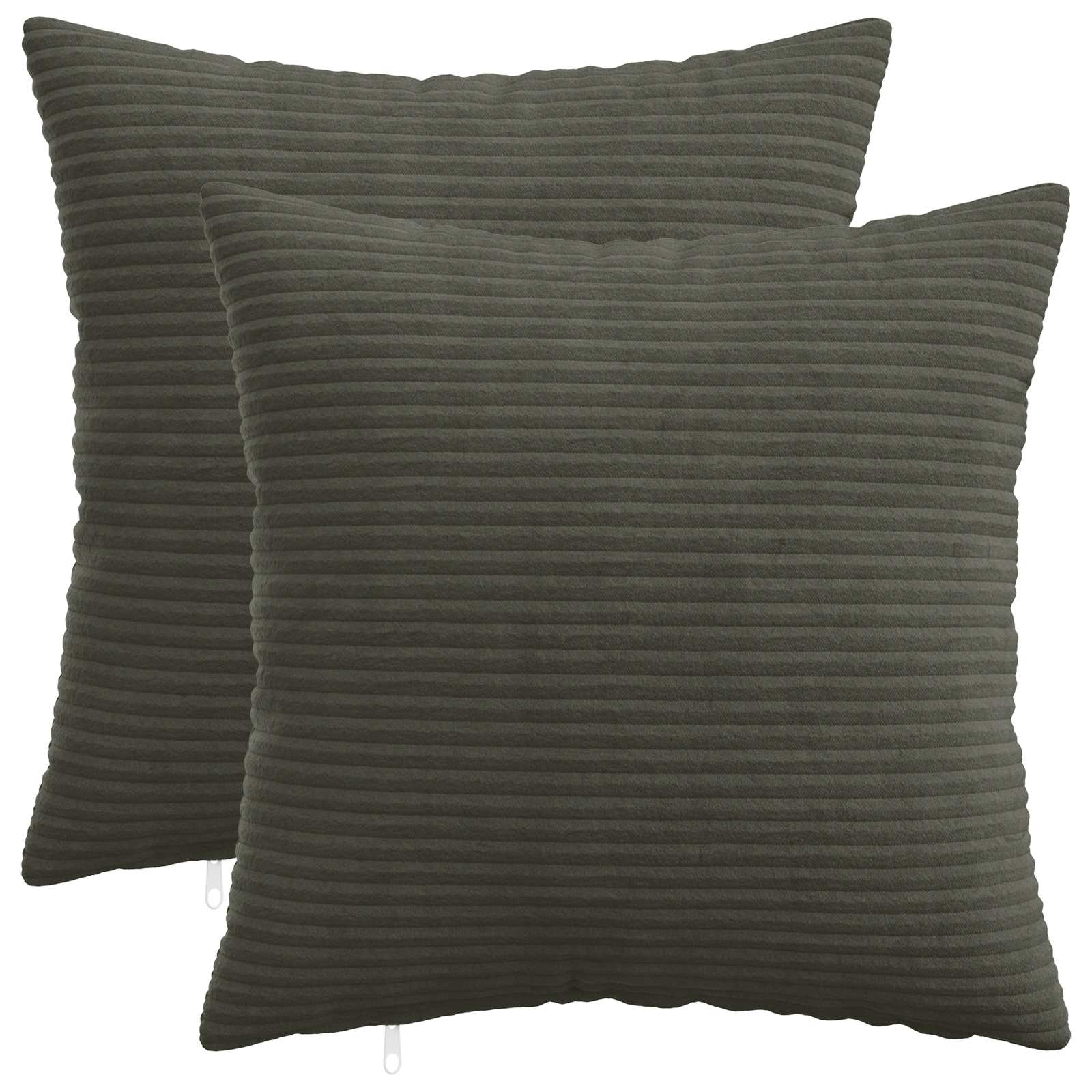 Párna huzat 2 pcs heerlen antracitszürke 40 x 40 cm cord