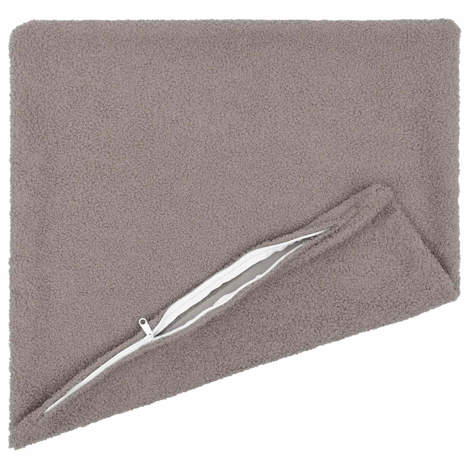Párna huzat 2 pcs heerlen világosszürke 40 x 40 cm bouclé