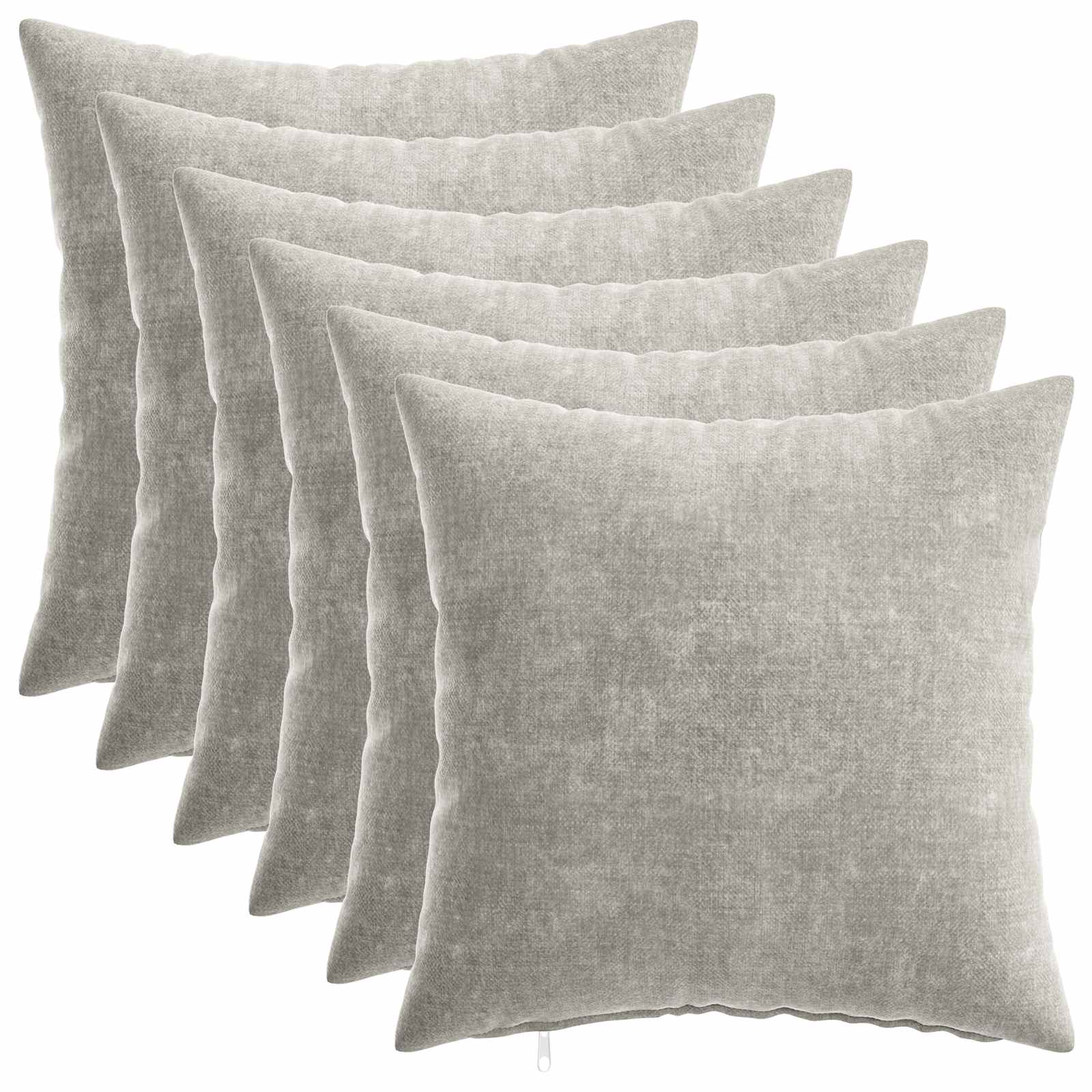 Párna huzat 6 pcs heerlen világosszürke 40 x 40 cm