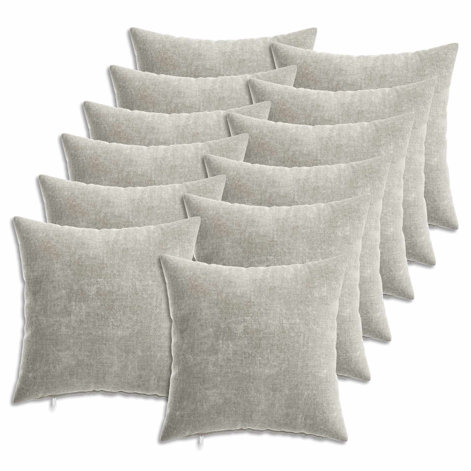 Párna huzat 12 pcs heerlen világosszürke 40 x 40 cm