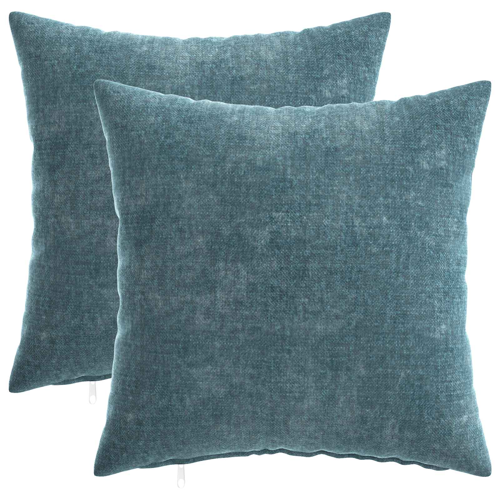 Párna huzat 2 pcs heerlen kék 40 x 40 cm chenille szövet