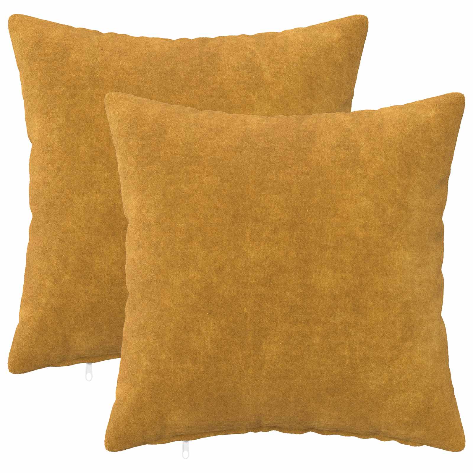 Párna huzat 2 pcs heerlen sárga 40 x 40 cm mikroszálas plüss