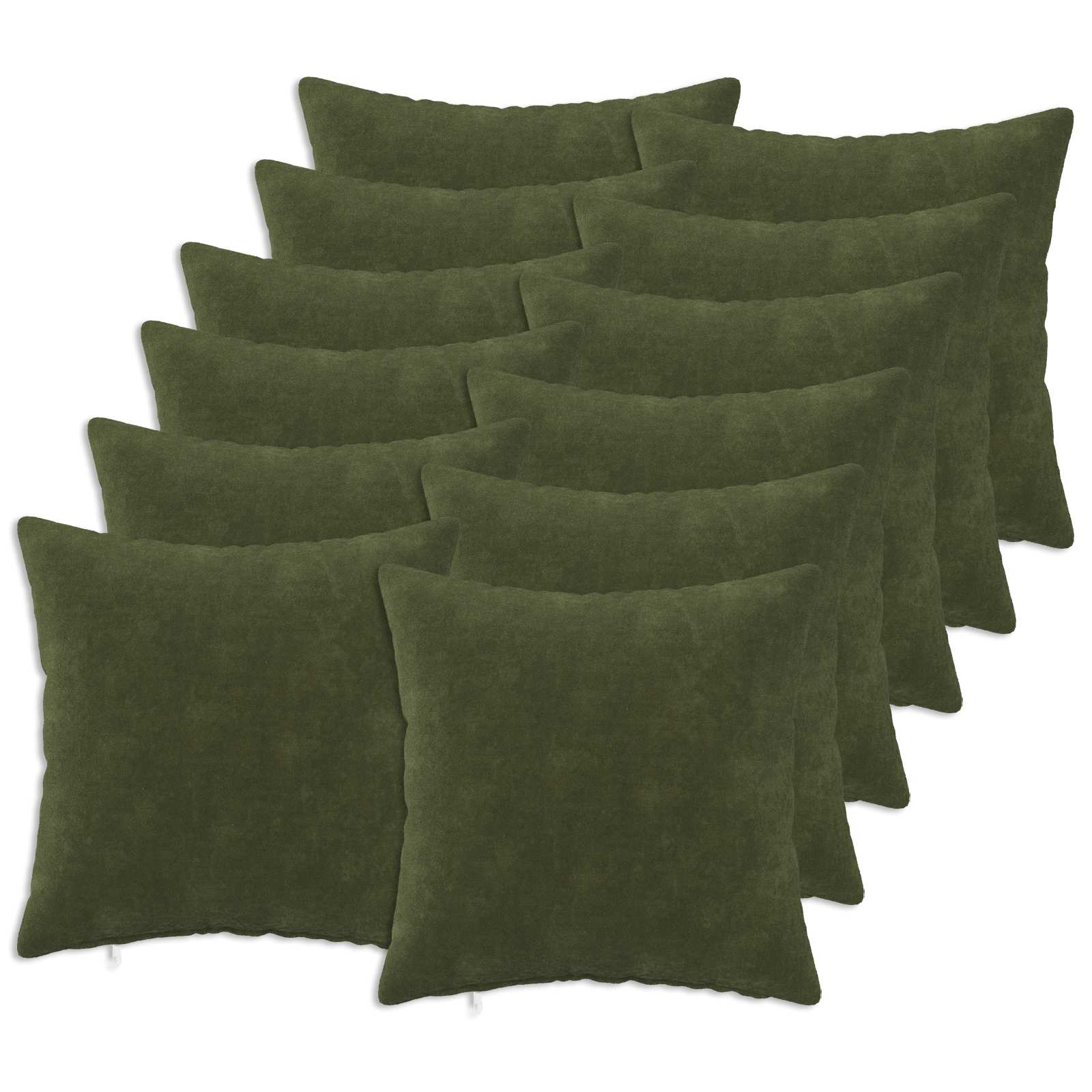 Párna huzat 12 pcs heerlen zöld 40 x 40 cm mikroszálas plüss