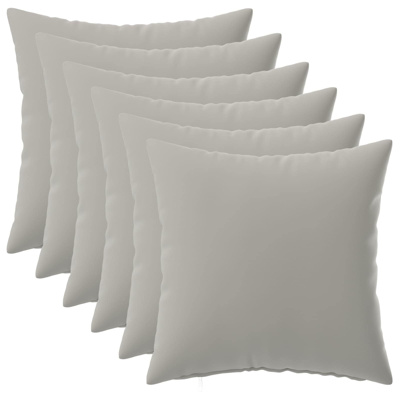 Párna huzat 6 pcs heerlen szürke 40 x 40 cm poliészter