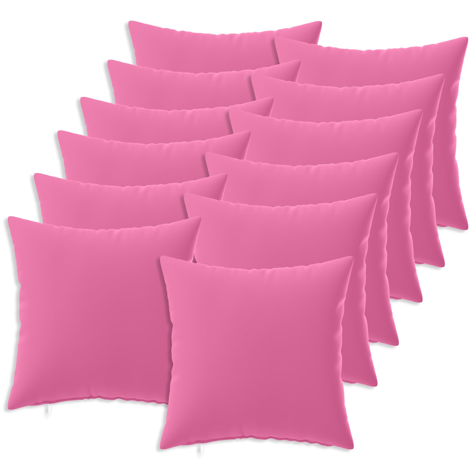 Párna huzat 12 pcs heerlen rózsaszín 40 x 40 cm poliészter