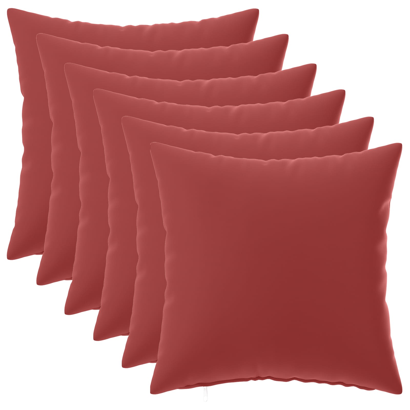 Párna huzat 6 pcs heerlen bordó 40 x 40 cm poliészter