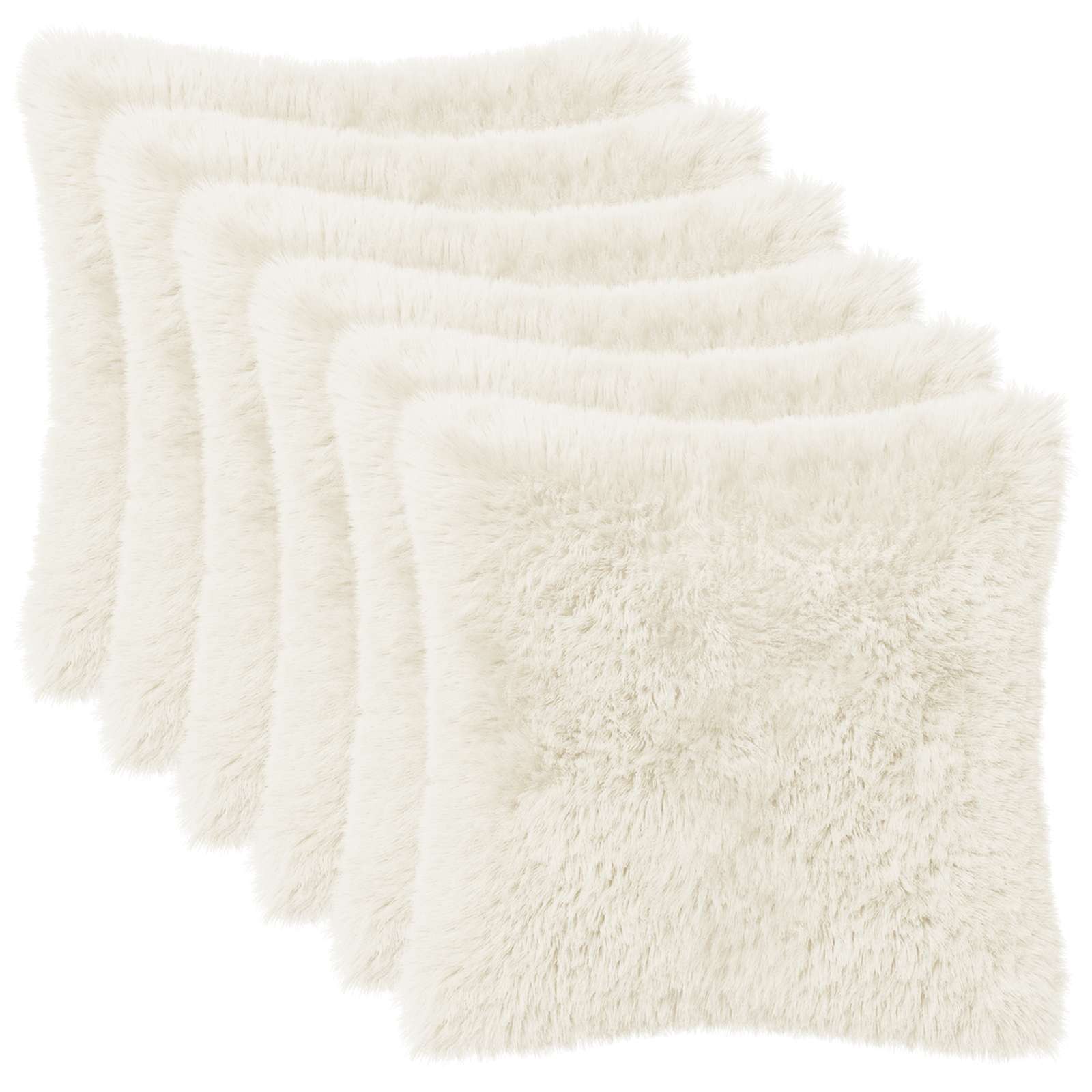 Párna huzat 6 pcs heerlen fehér 40 x 40 cm pv mikroplüss