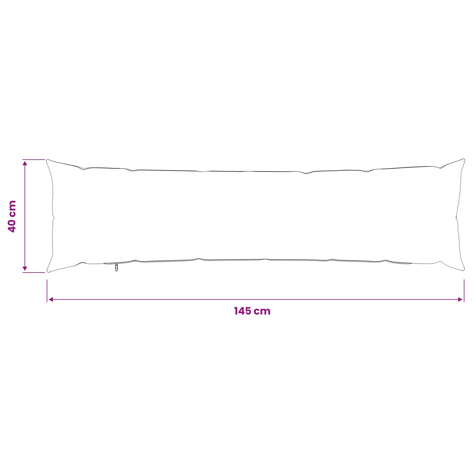 Párna huzat 2 db heerlen sötétzöld 40 x 145 cm szövet