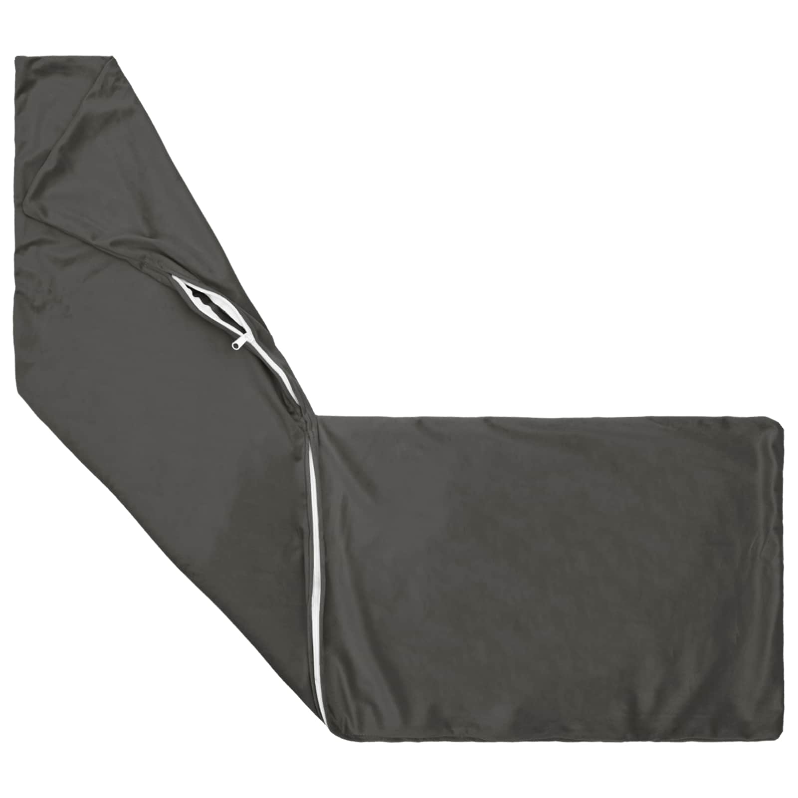 Párna huzat 2 pcs heerlen sötétszürke 40 x 145 cm bársony