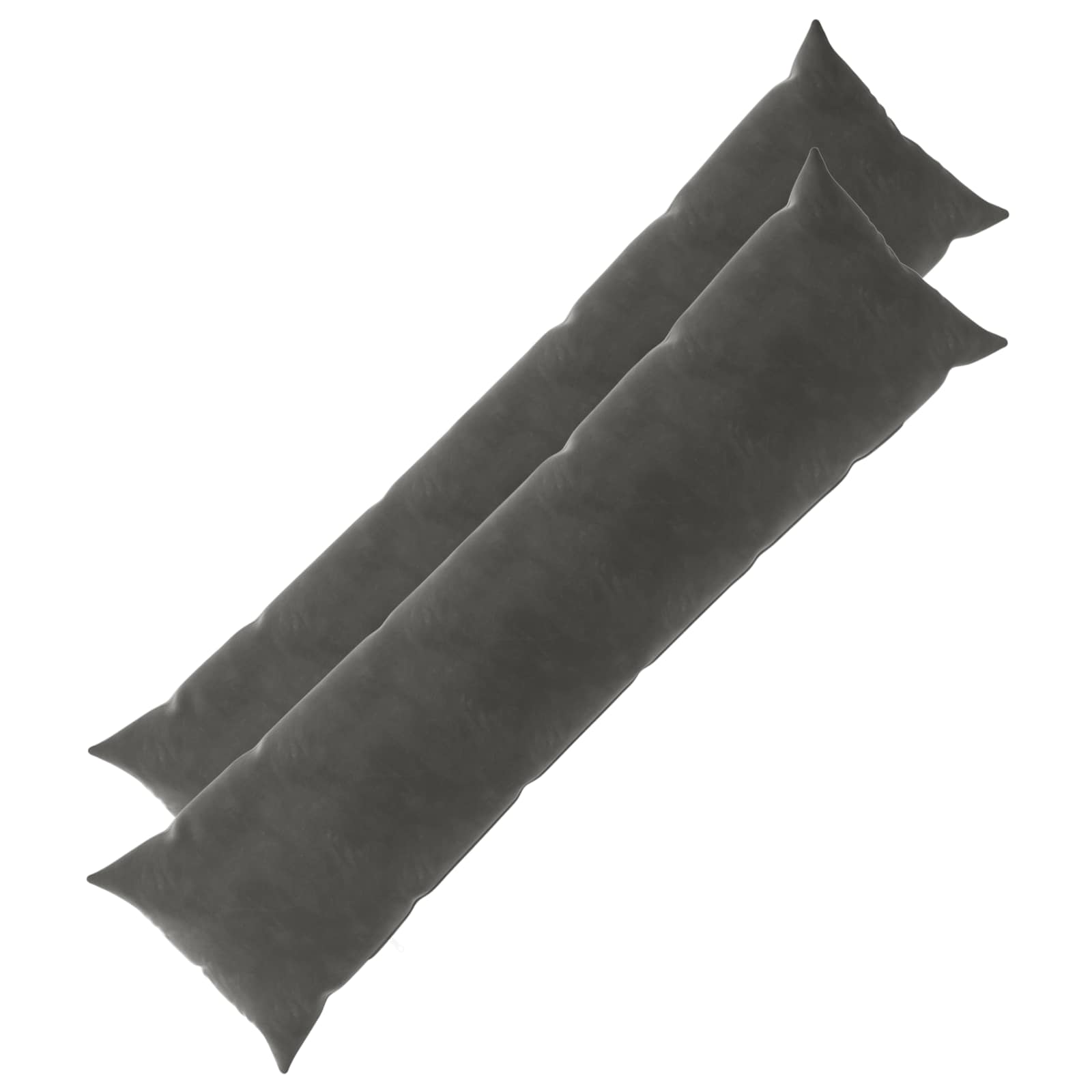 Párna huzat 2 pcs heerlen sötétszürke 40 x 145 cm bársony