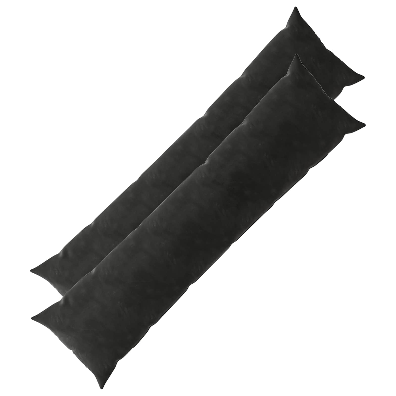 Párna huzat 2 pcs heerlen fekete 40 x 145 cm bársony
