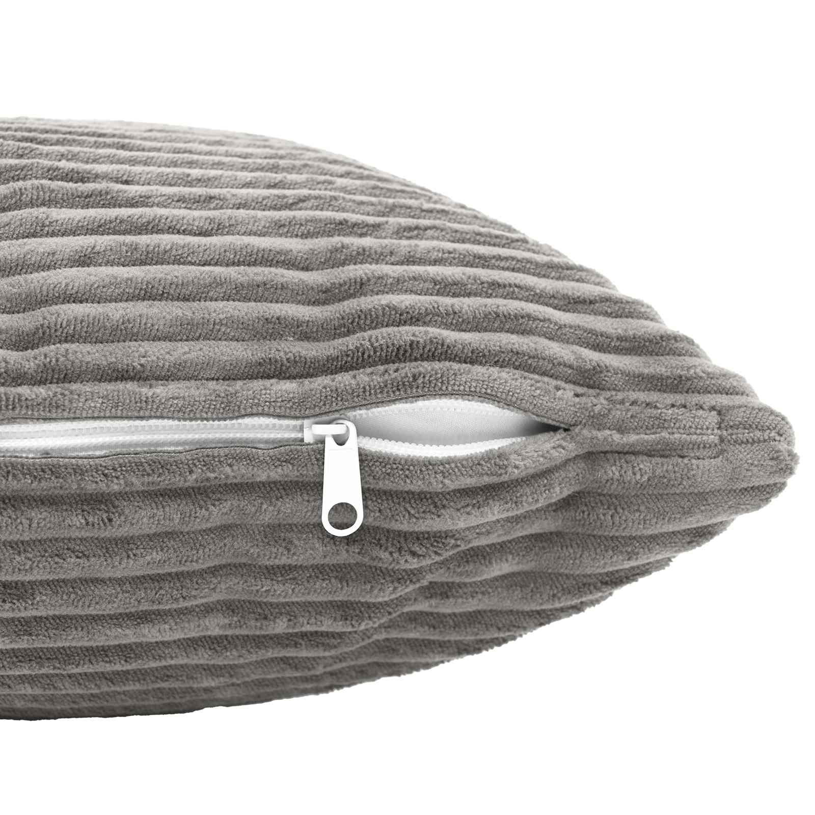 Párna huzat 2 pcs heerlen világosszürke 40 x 145 cm cord