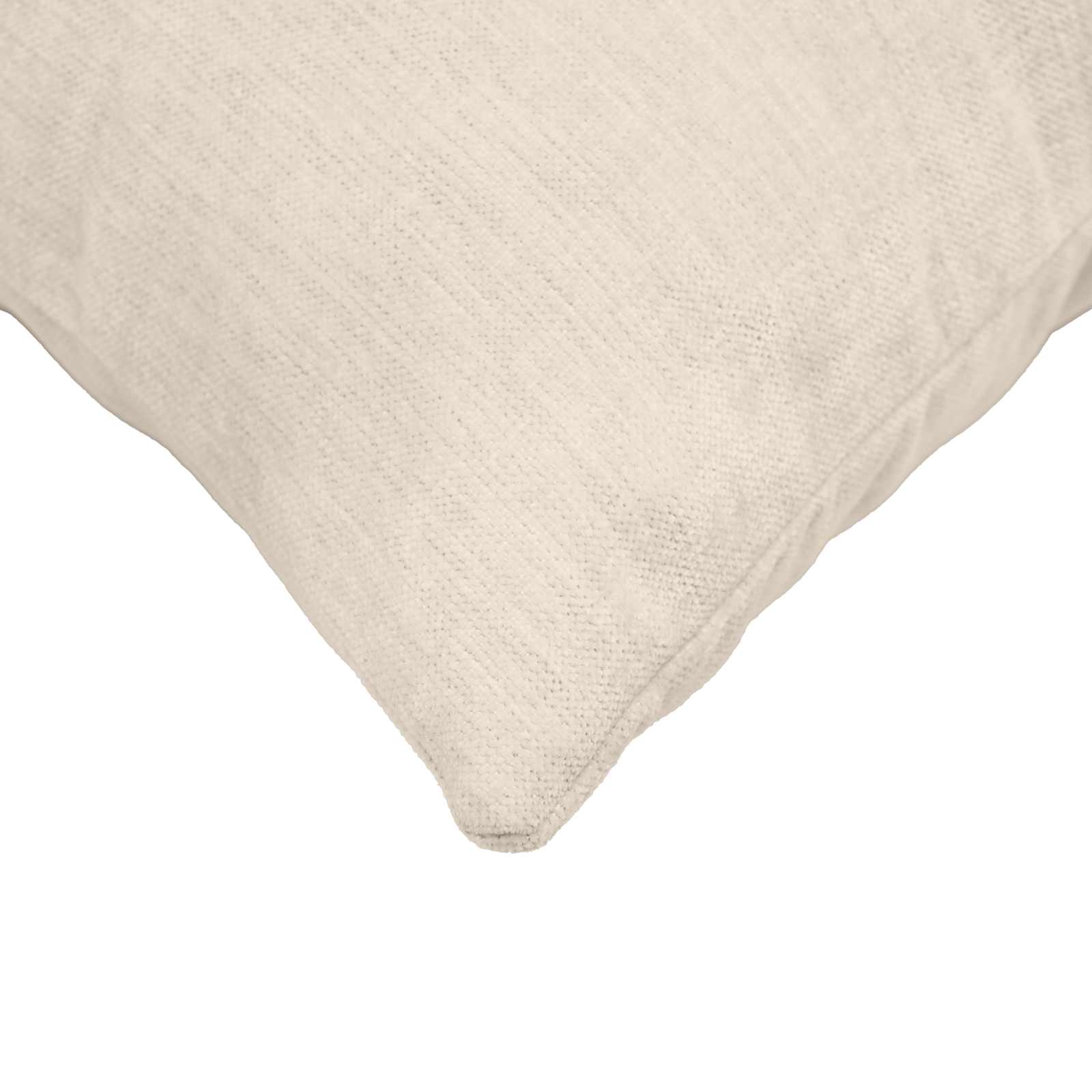 Párna huzat 2 db heerlen krémszínű 40 x 145 cm chenille szövet