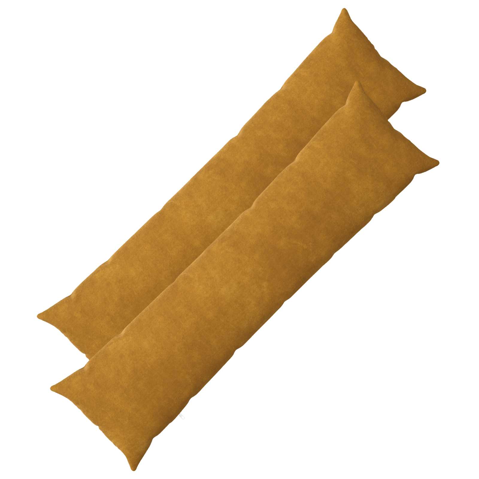 Párna huzat 2 pcs heerlen sárga 40 x 145 cm mikroszálas plüss