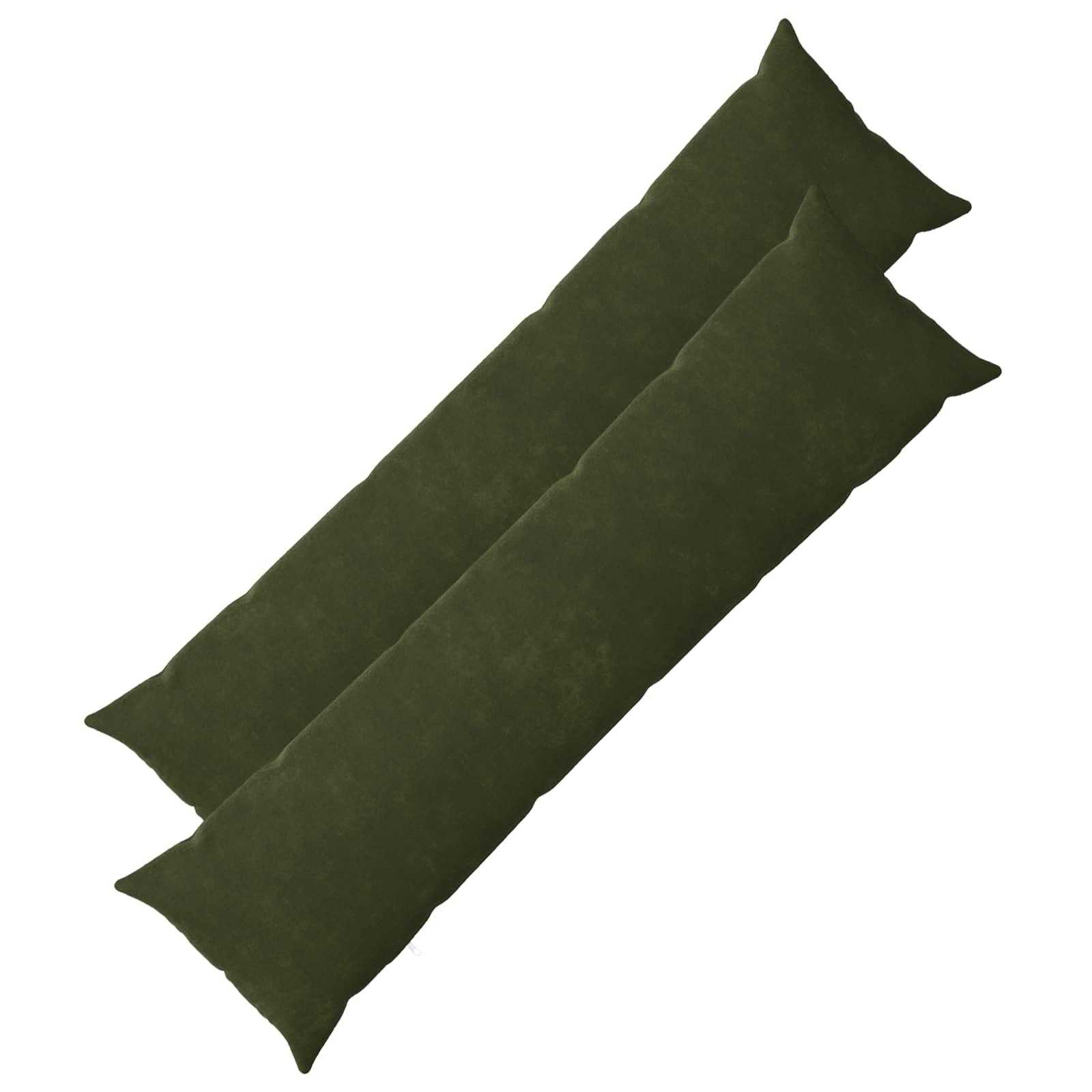 Párna huzat 2 pcs heerlen zöld 40 x 145 cm mikroszálas plüss