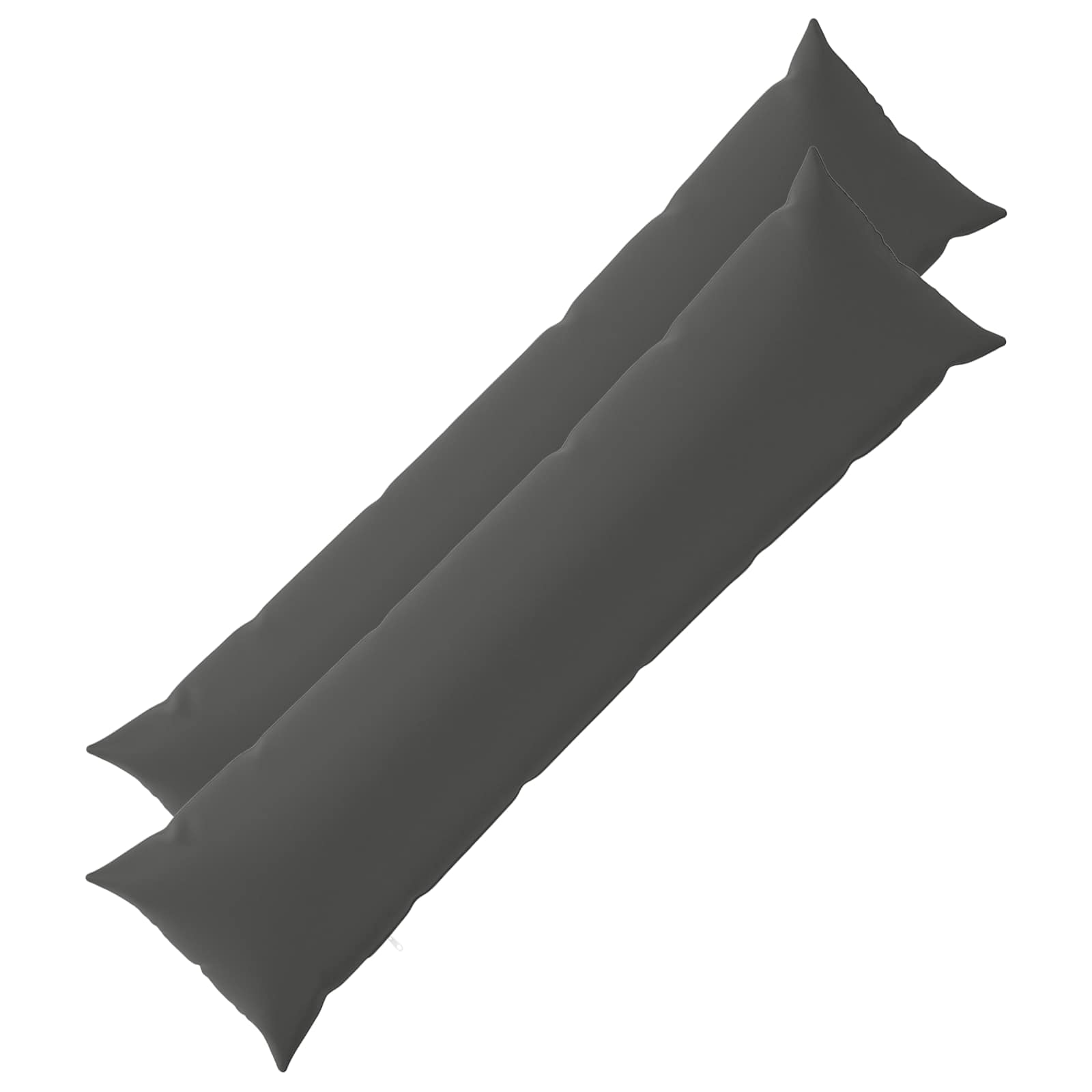 Párna huzat 2 pcs heerlen antracitszürke 40 x 145 cm poliészter