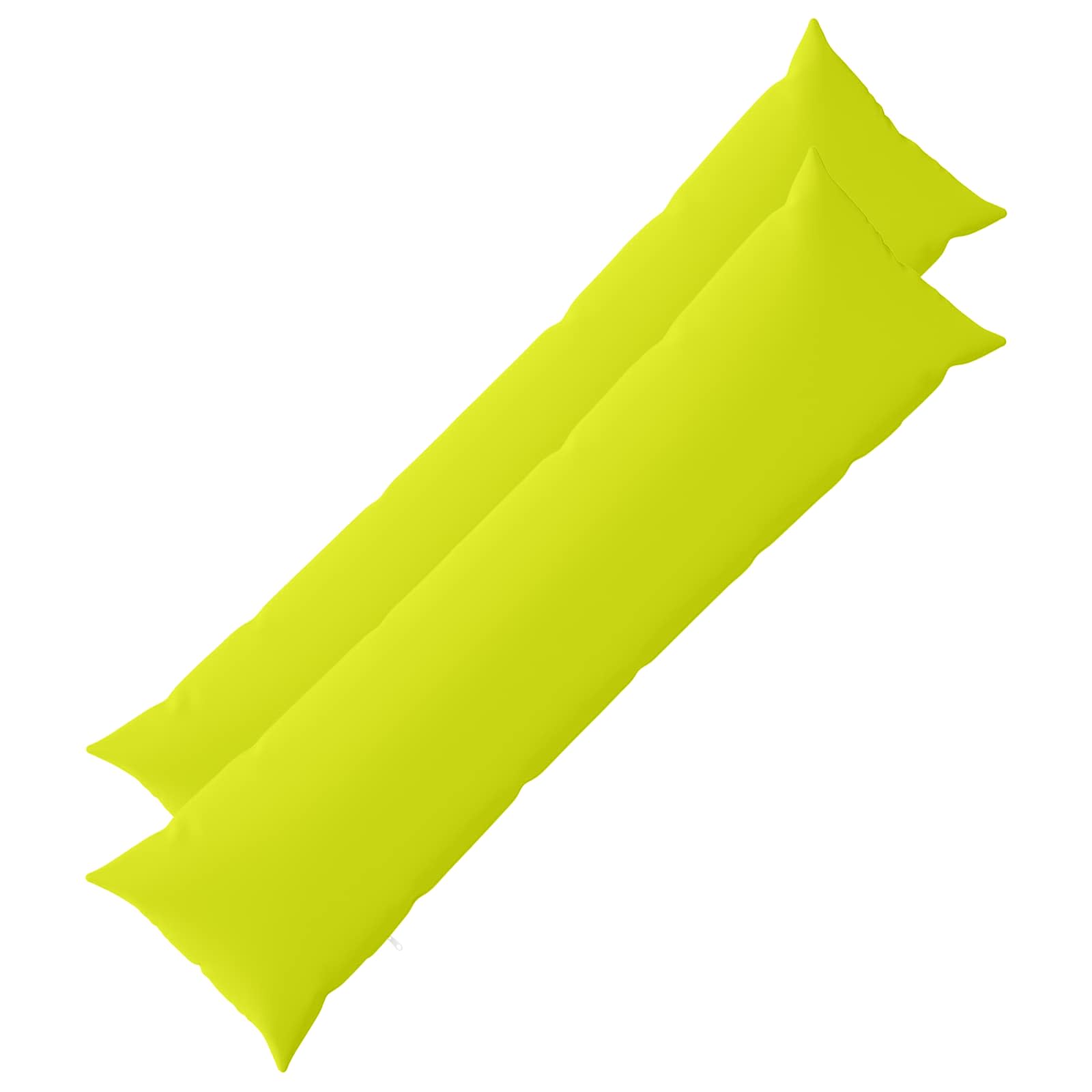 Párna huzat 2 pcs heerlen fényes zöld 40 x 145 cm poliészter
