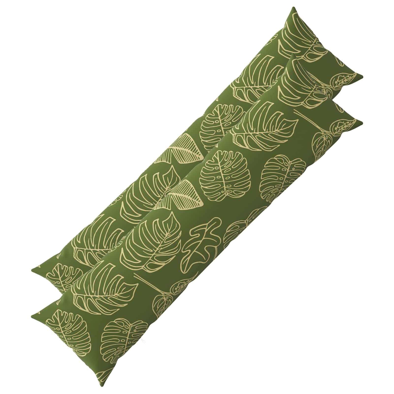 Párna huzat 2 pcs heerlen levélminta 40 x 145 cm poliészter