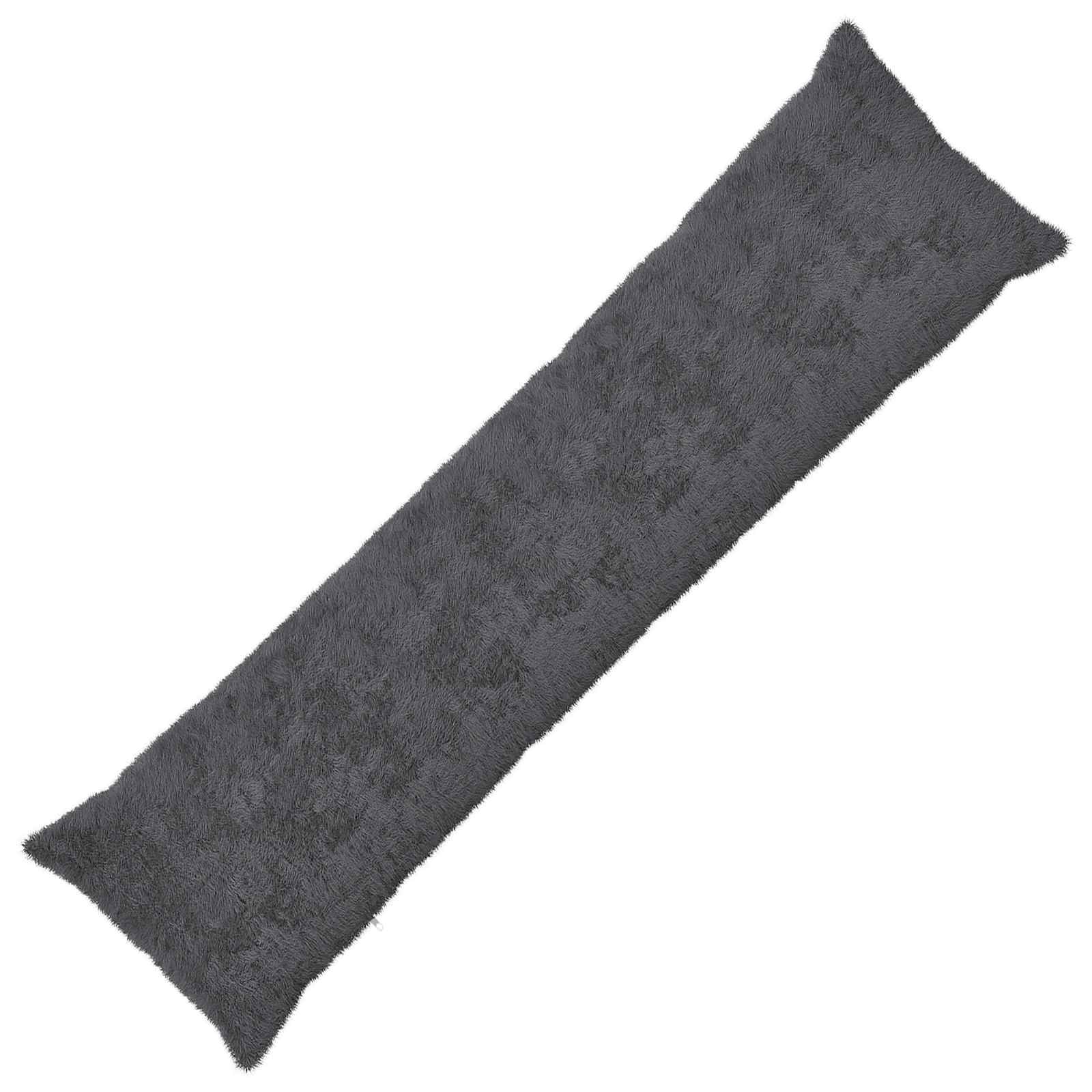 Párna huzat heerlen sötétszürke 40 x 145 cm műnyúl szőr
