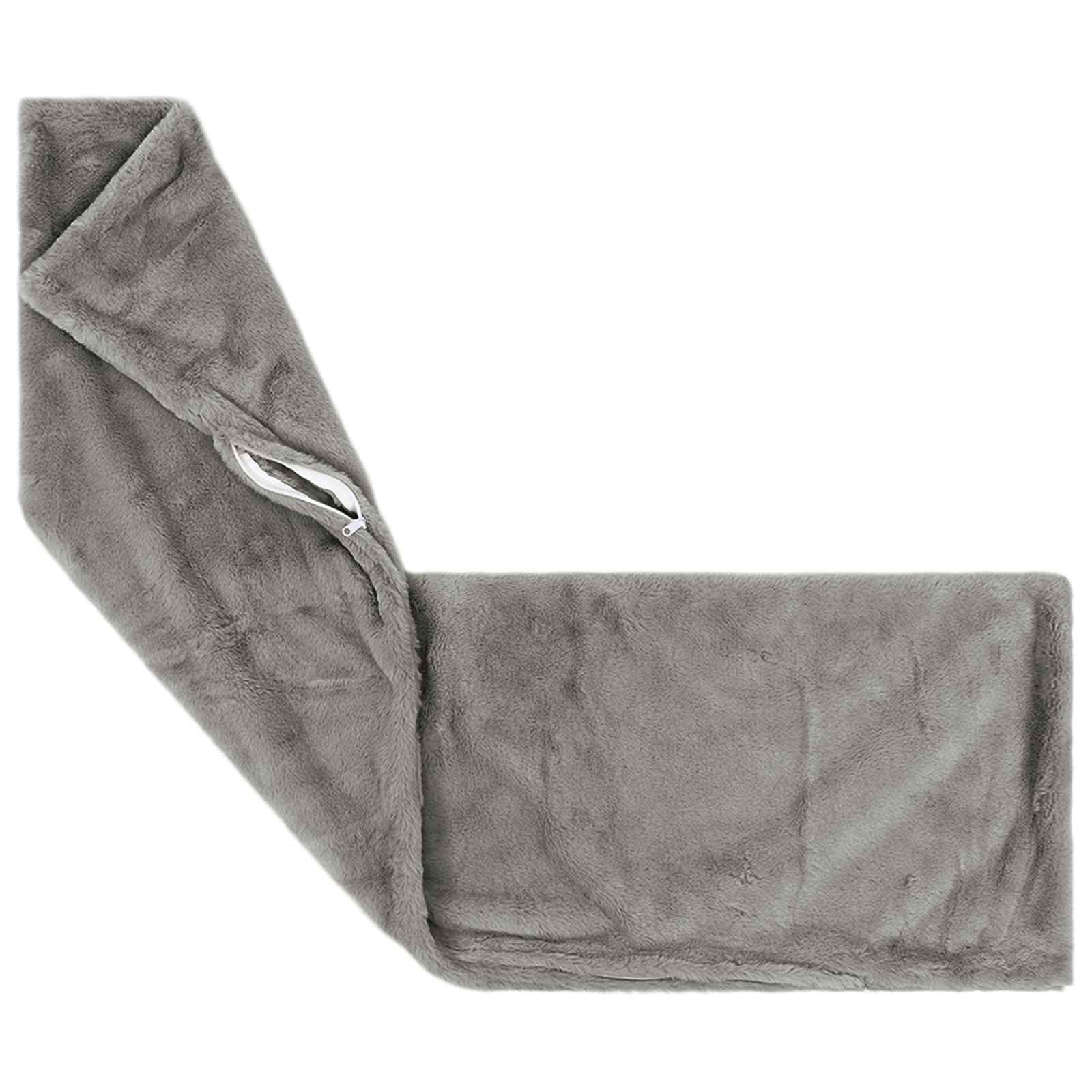 Párna huzat 2 db heerlen világosszürke 40 x 145 cm műnyúl szőr