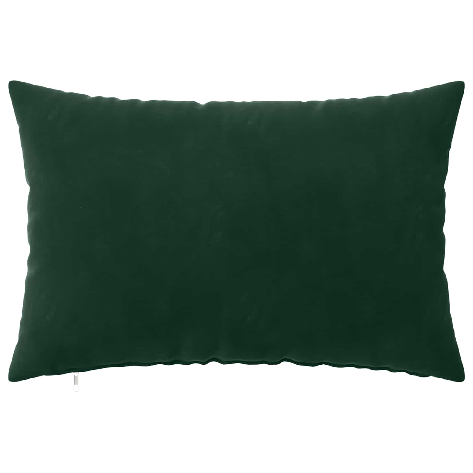Párna huzat 6 pcs heerlen sötétzöld 40 x 60 cm bársony