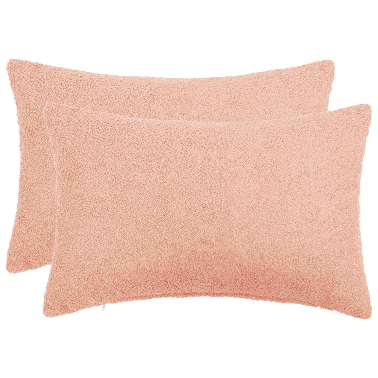 Párna huzat 2 pcs heerlen rózsaszín 40 x 60 cm bouclé