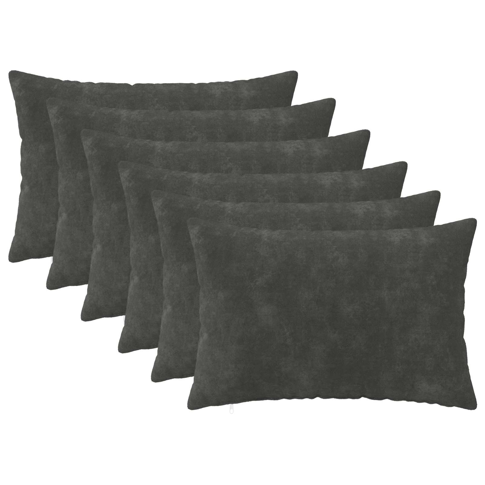 Párna huzat 6 pcs heerlen antracitszürke 40 x 60 cm