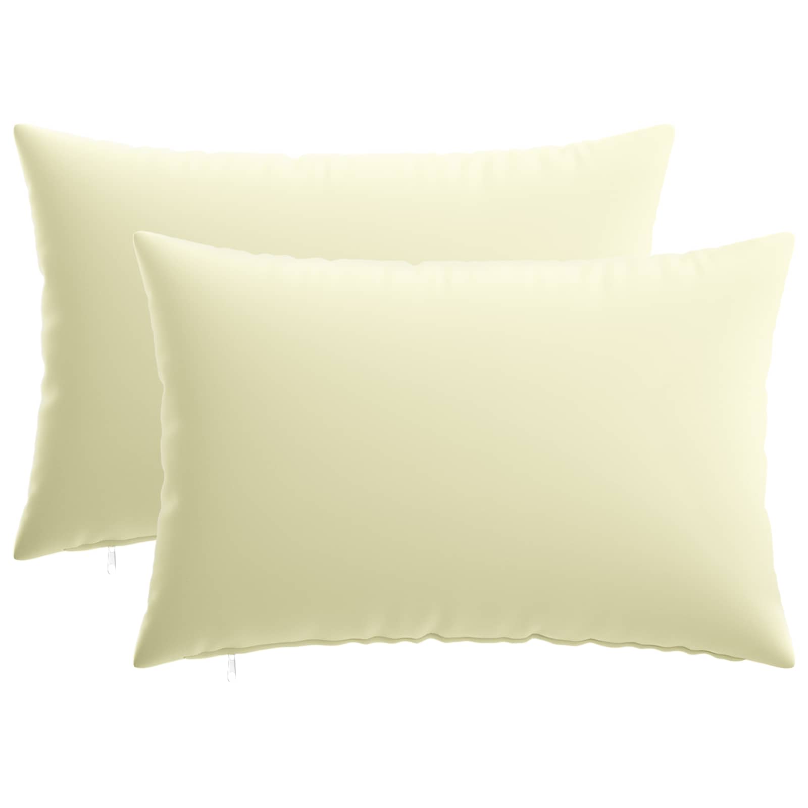 Párna huzat 2 pcs heerlen krémszínű 40 x 60 cm poliészter