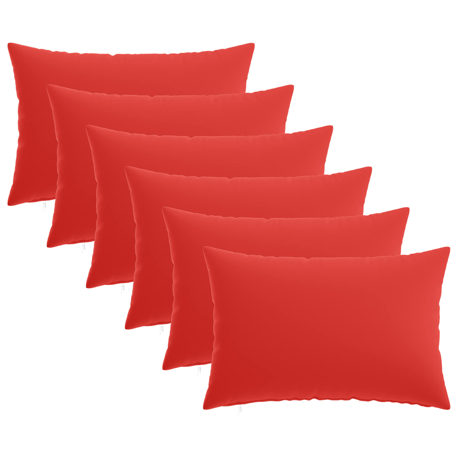 Párna huzat 6 pcs heerlen piros 40 x 60 cm poliészter