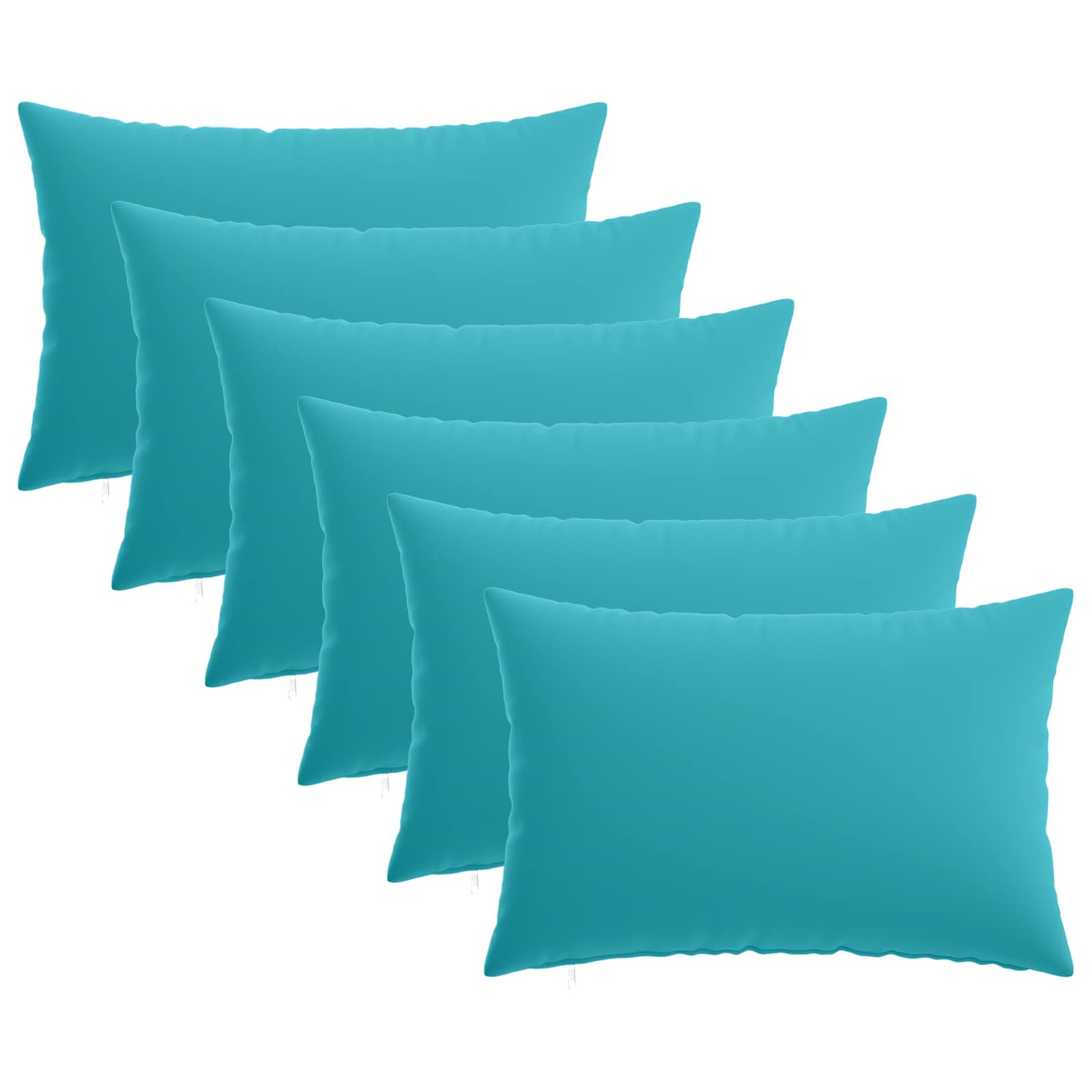 Párna huzat 6 pcs heerlen türkiz 40 x 60 cm poliészter