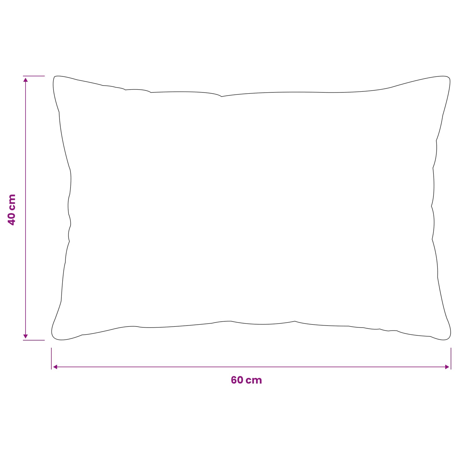 Párna huzat 6 pcs heerlen fekete 40 x 60 cm flanell