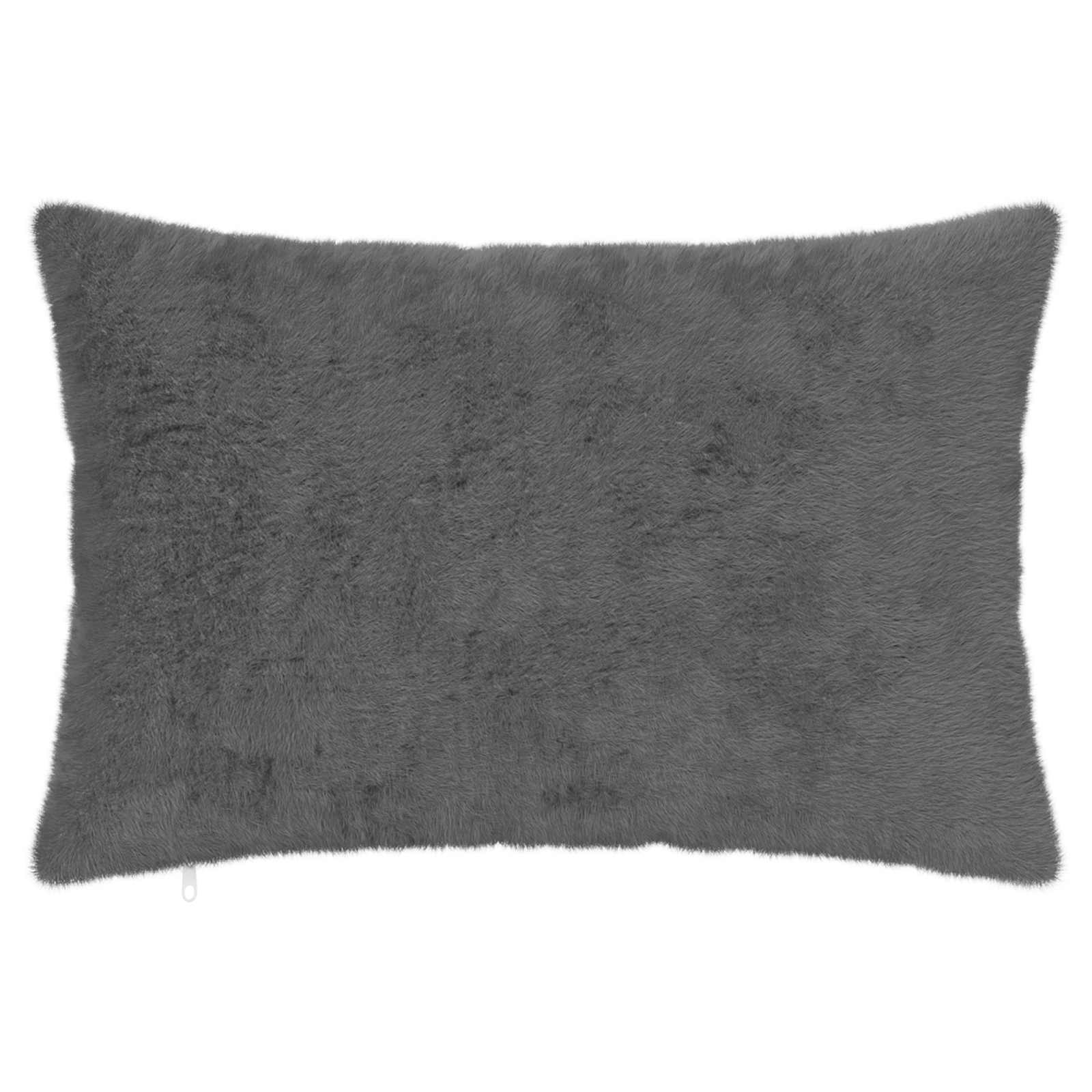 Párna huzat 2 db heerlen sötétszürke 40 x 60 cm műnyúl szőr