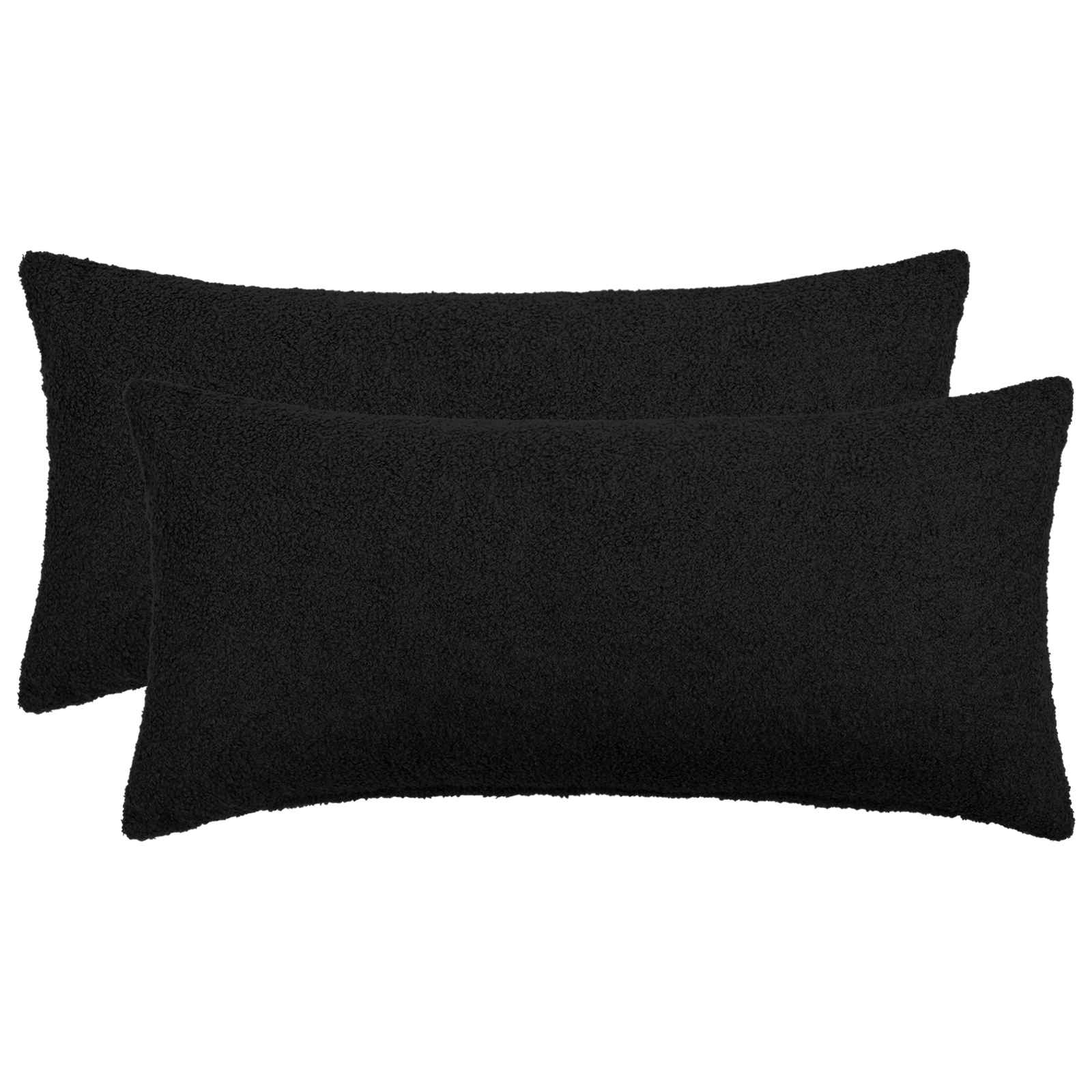 Párna huzat 2 pcs heerlen fekete 40 x 70 cm bouclé