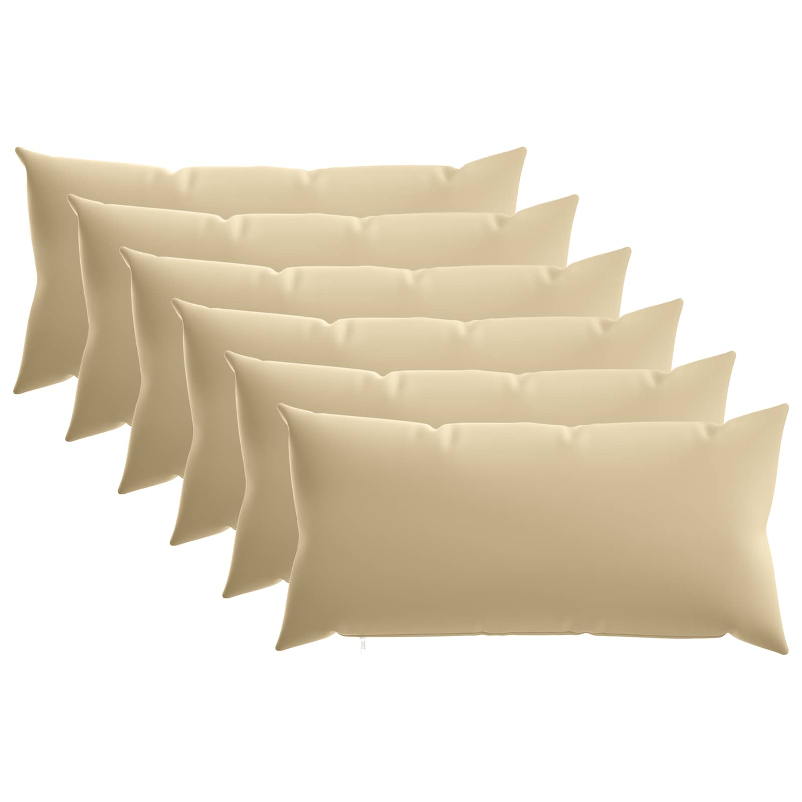 Párna huzat 6 pcs heerlen bézs 40 x 70 cm poliészter