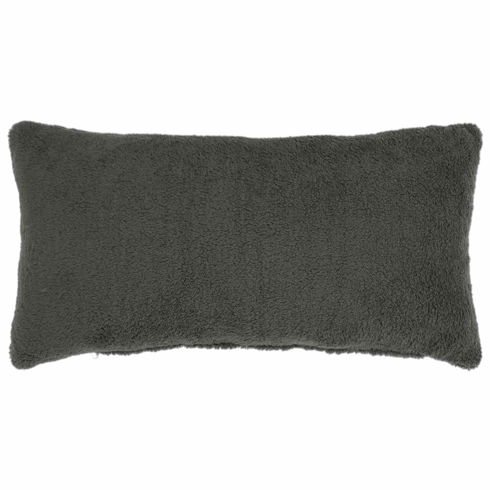 Párna huzat 6 pcs heerlen sötétszürke 40 x 70 cm bouclé