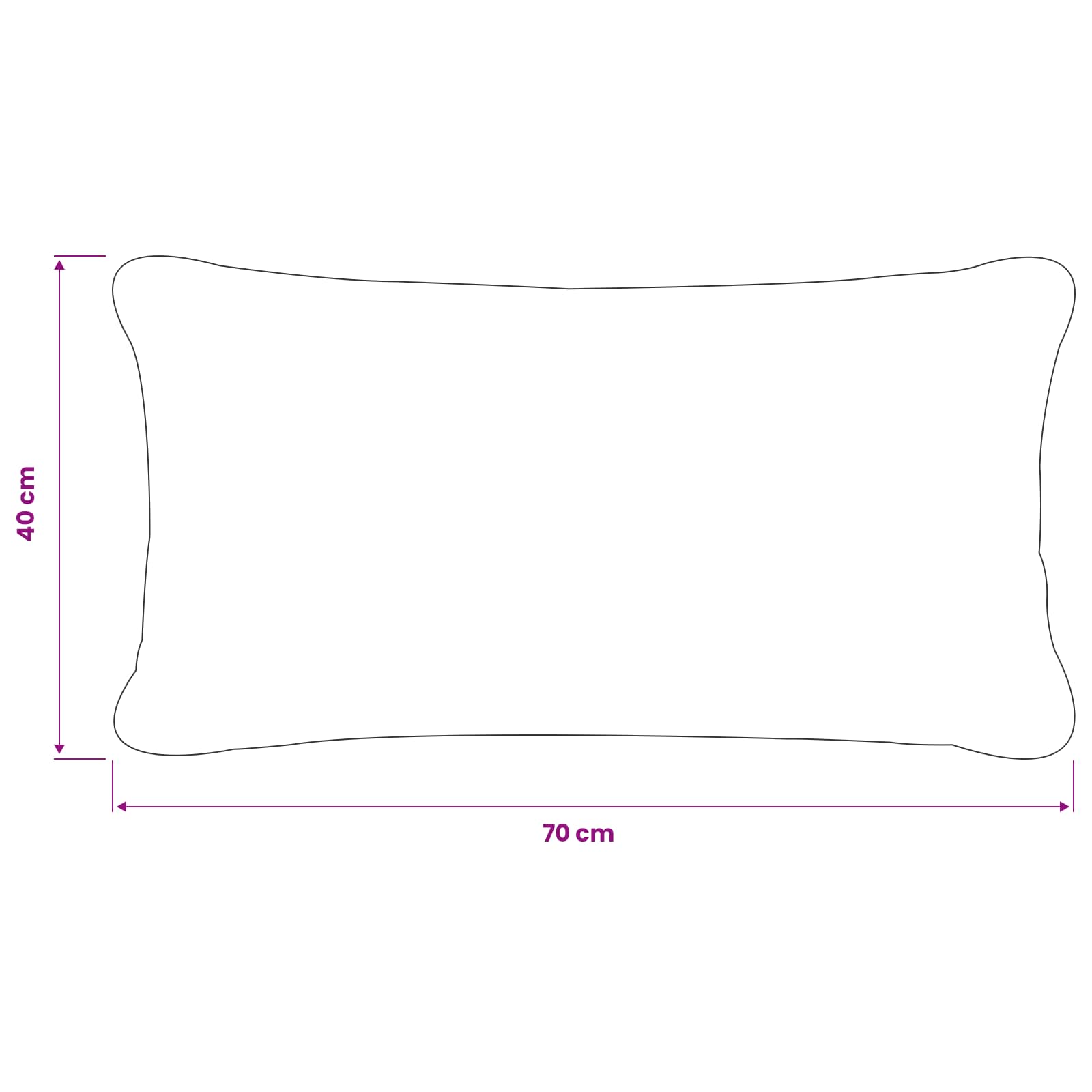 Párna huzat 6 pcs heerlen sötétszürke 40 x 70 cm bouclé