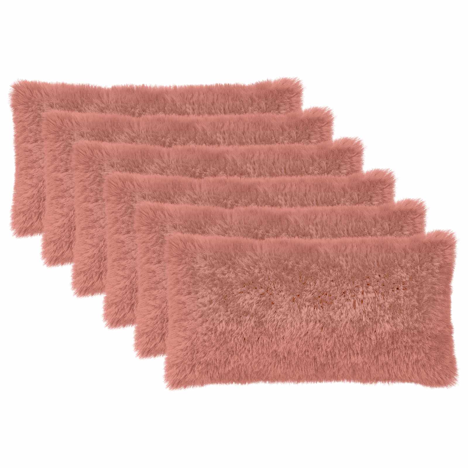 Párna huzat 6 pcs heerlen rózsaszín 40 x 70 cm pv mikroplüss