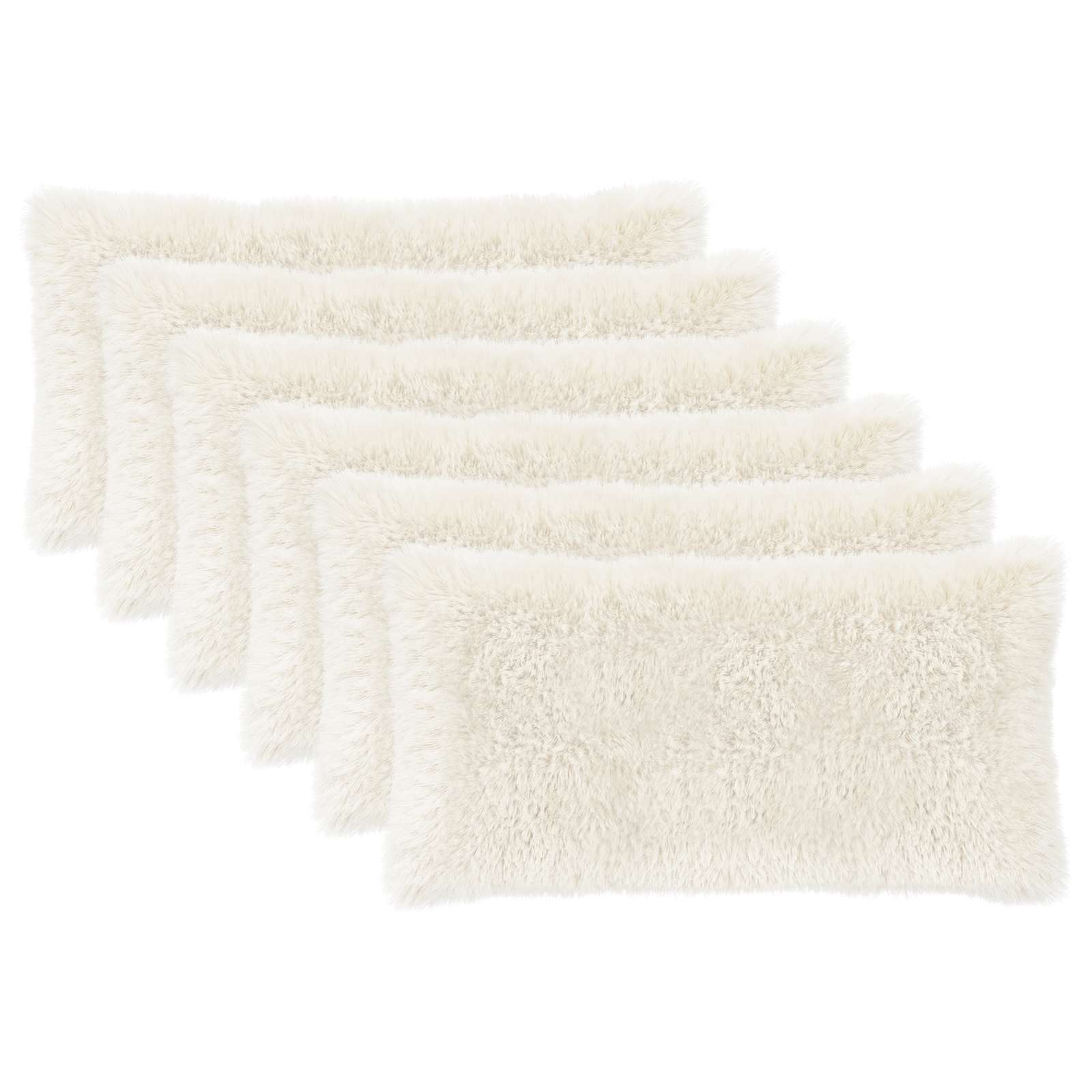Párna huzat 6 pcs heerlen fehér 40 x 70 cm pv mikroplüss
