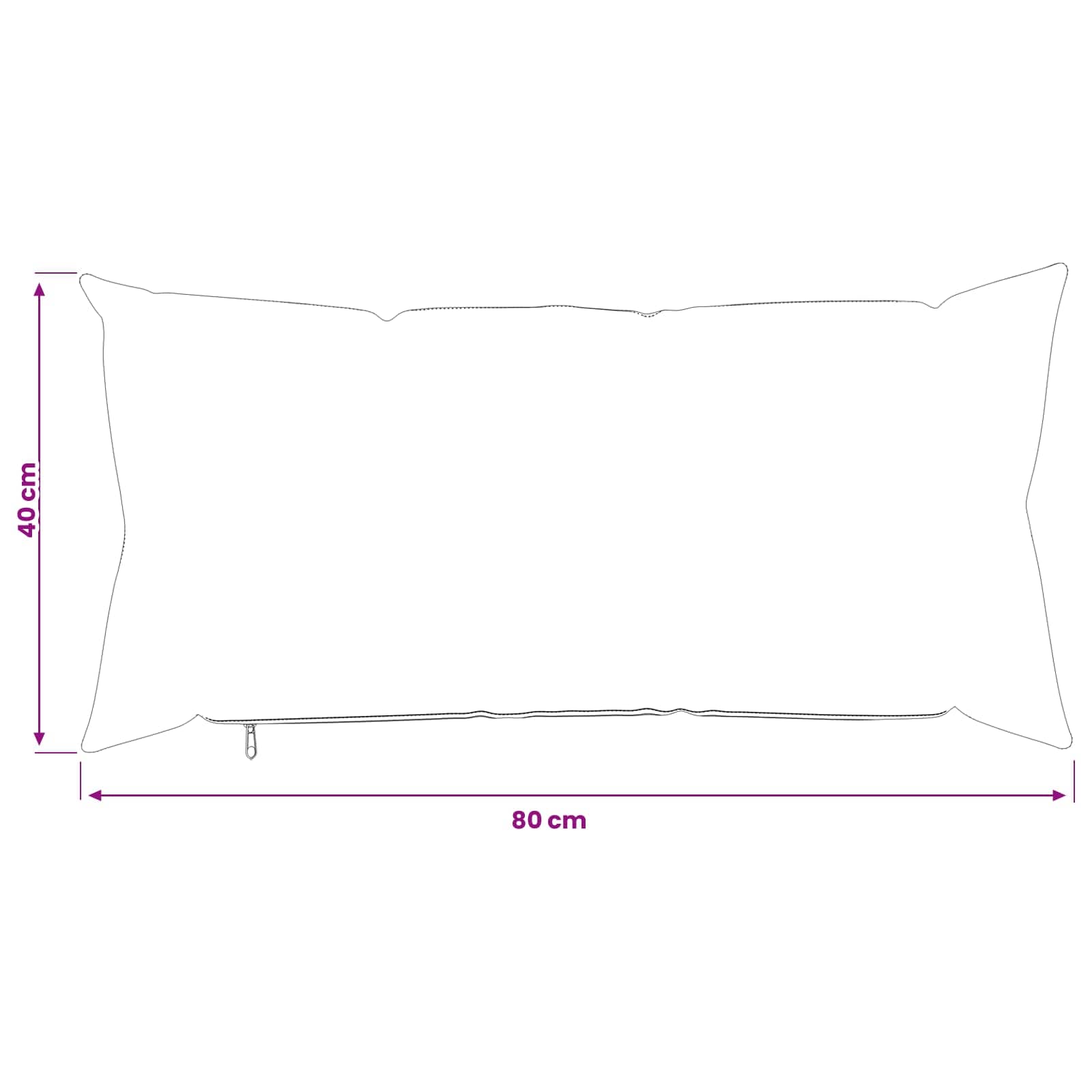 Párna huzat 12 db heerlen sötétszürke 40 x 80 cm szövet