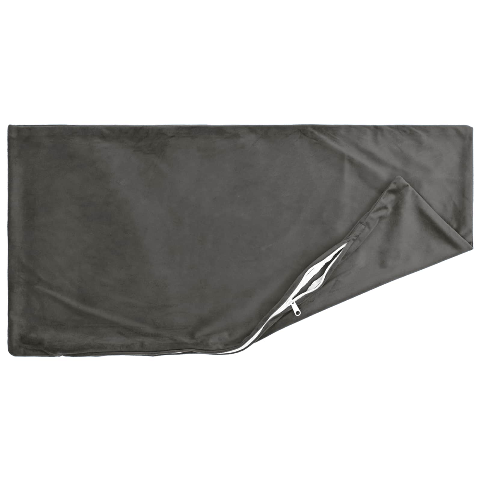Párna huzat 6 pcs heerlen sötétszürke 40 x 80 cm bársony