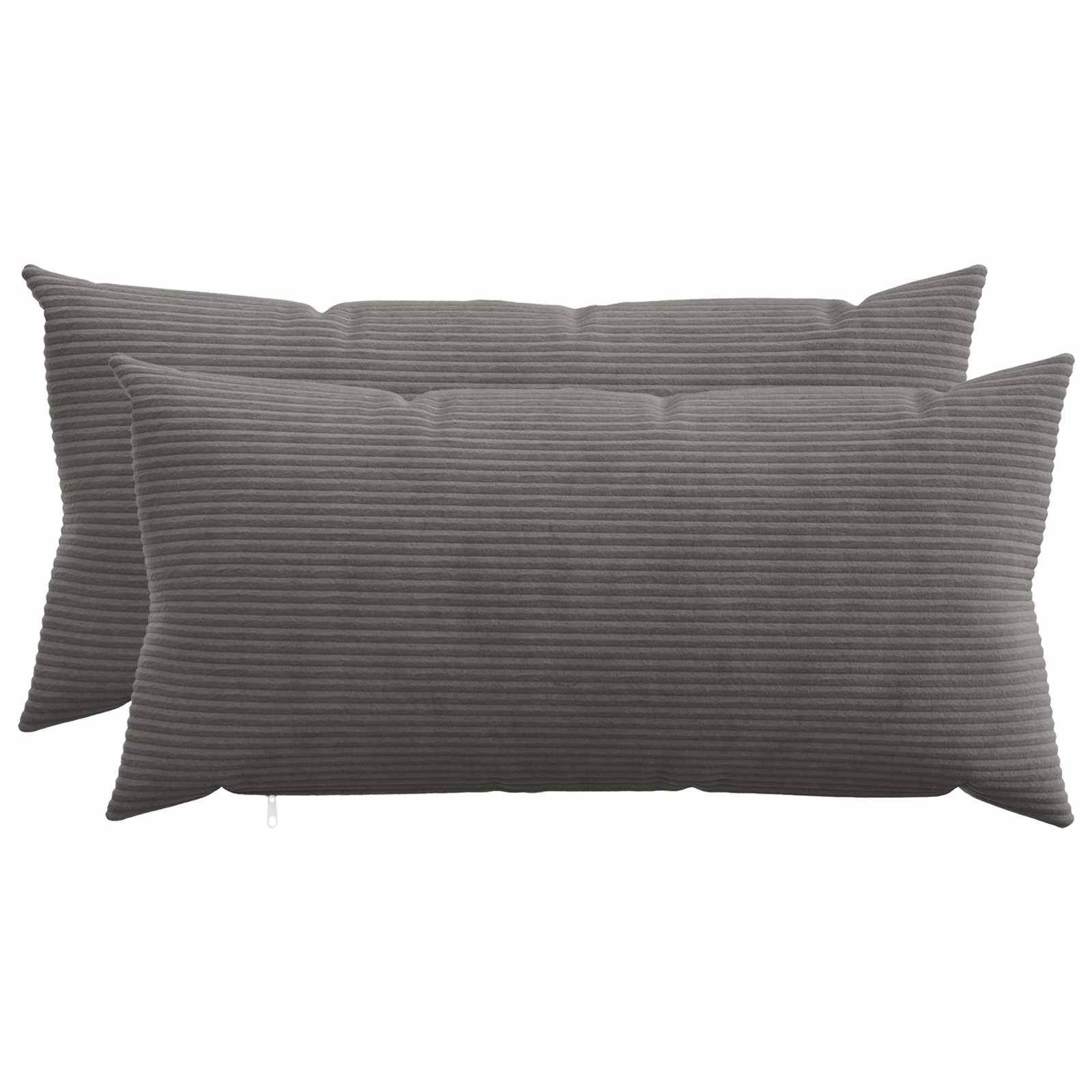 Párna huzat 2 pcs heerlen sötétszürke 40 x 80 cm cord