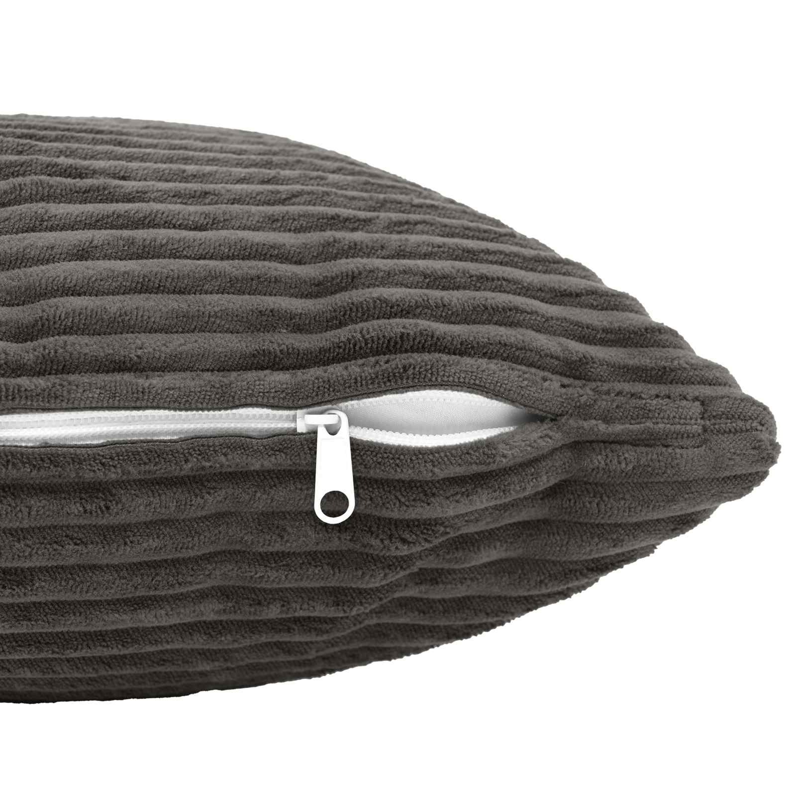 Párna huzat 12 pcs heerlen sötétszürke 40 x 80 cm cord