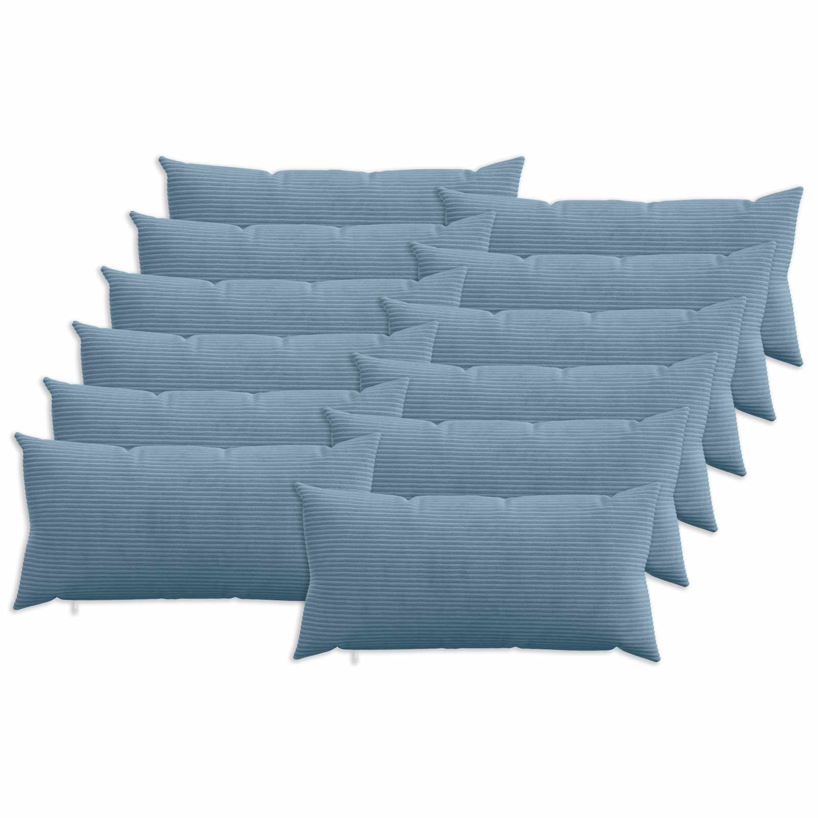 Párna huzat 12 pcs heerlen kék 40 x 80 cm cord